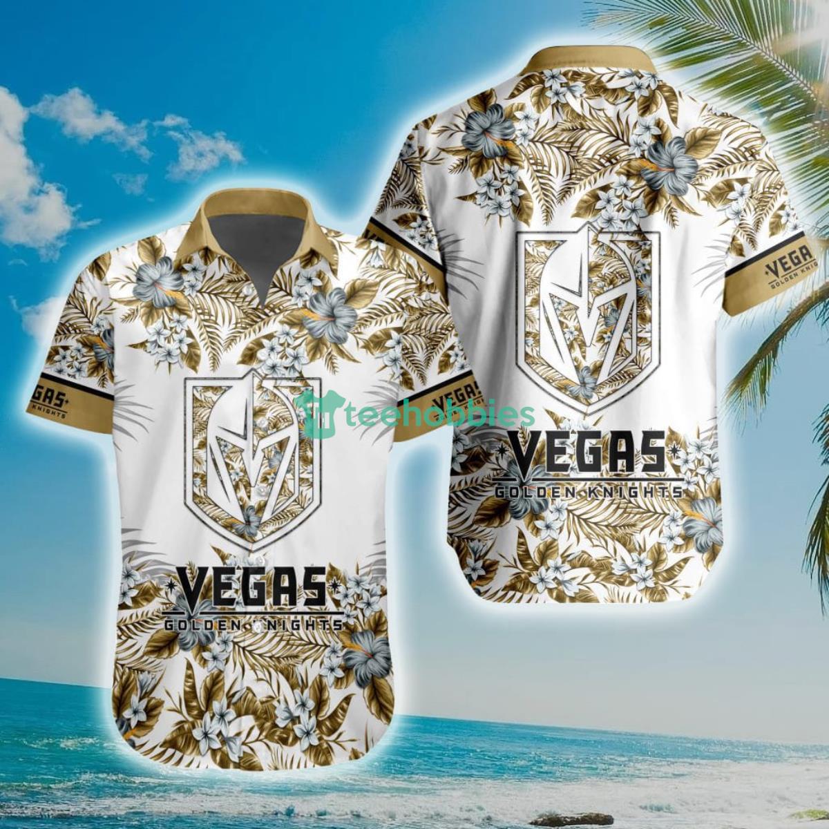 NHL Vegas Golden Knights Special Floral Hawaiian Shirt Product Photo 1