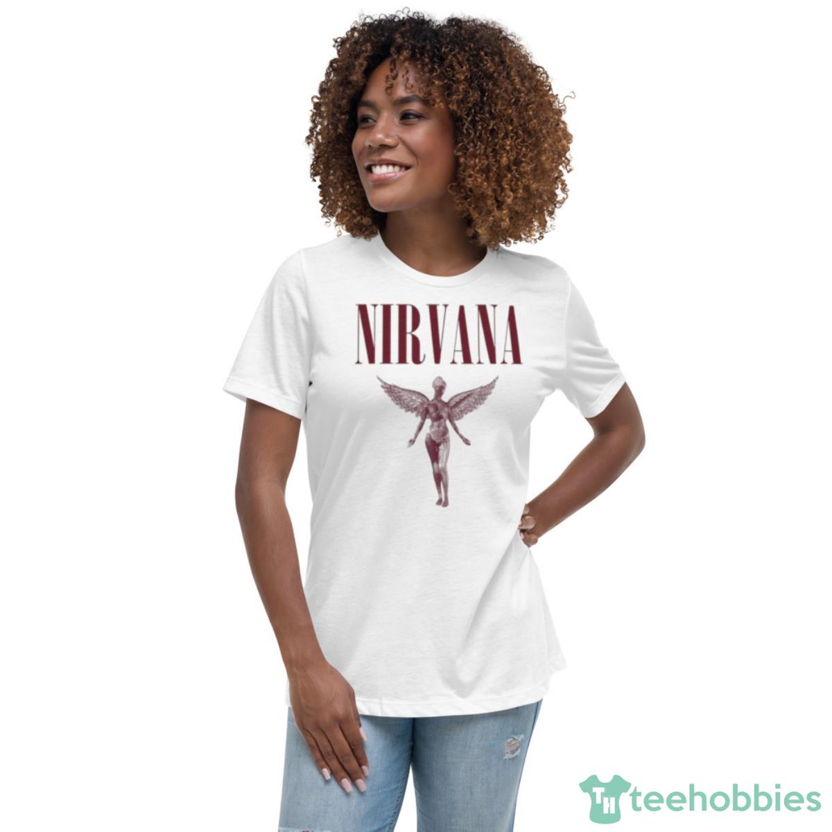 Nirvana In Utero Shirt - Womens Relaxed Short Sleeve Jersey Tee Nirvana In Utero Shirt - Womens Relaxed Short Sleeve Jersey Tee