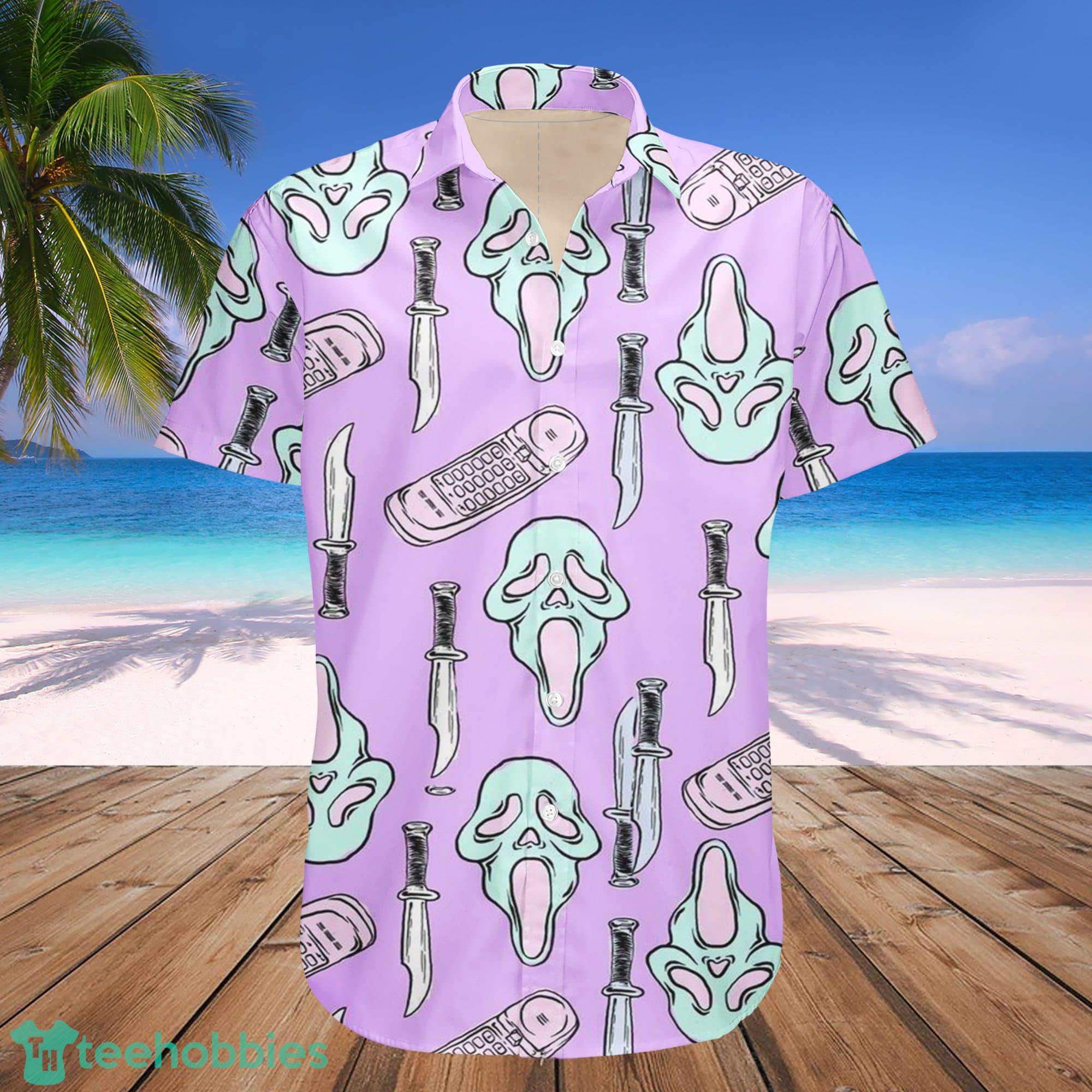 No You Hang Up Back Print Hawaiian Shirt Product Photo 2