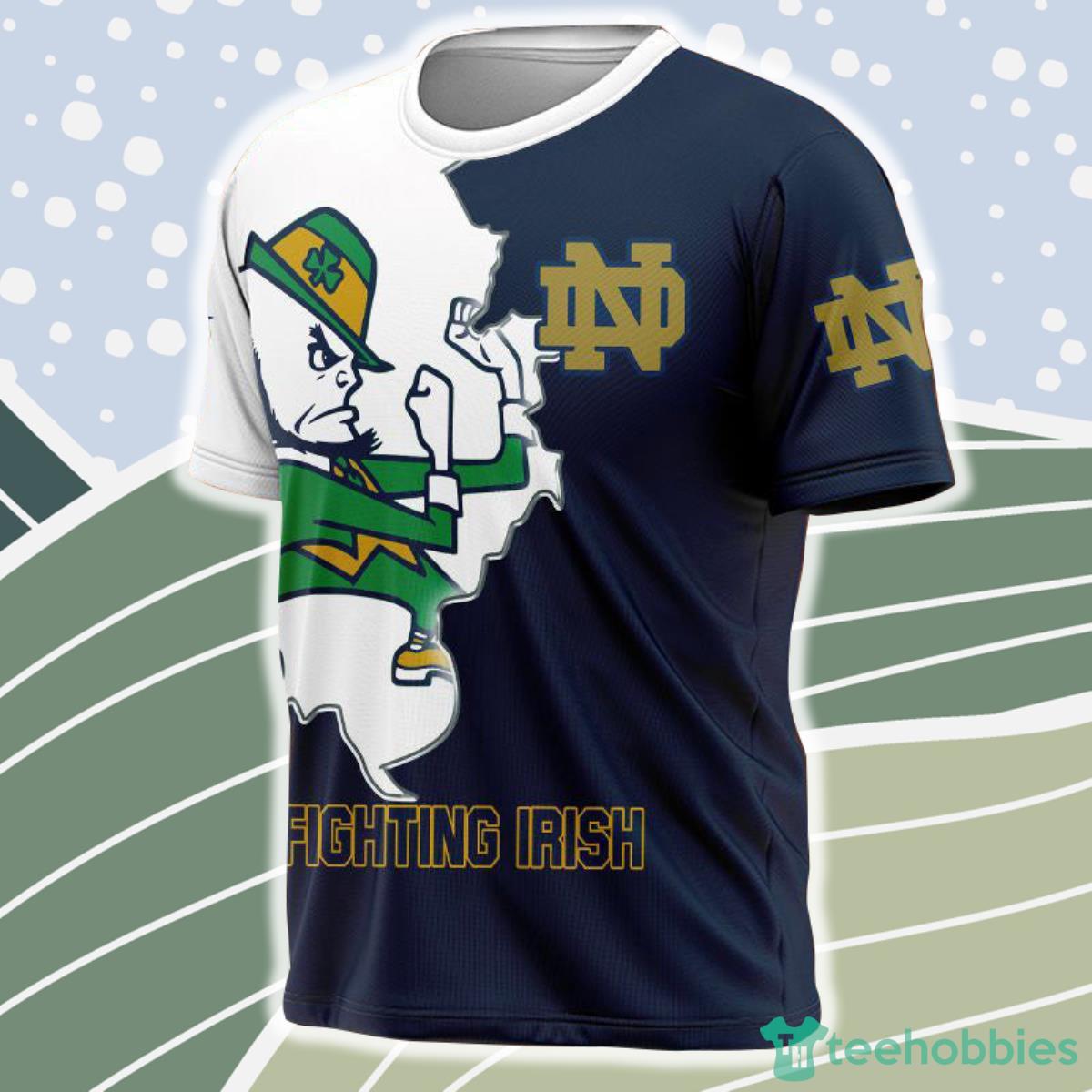 Notre Dame Fighting Irish NCAA Shirt 3D For Men And Women Product Photo 1