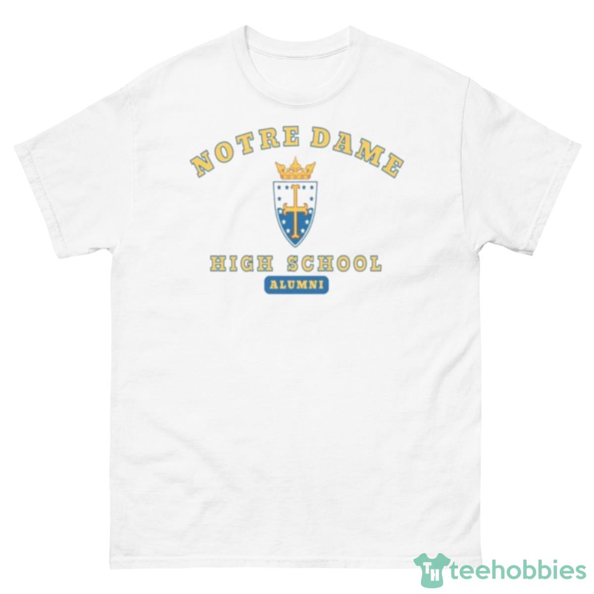 Notre Dame High School Alumni Shirt - 500 Men’s Classic Tee Gildan
