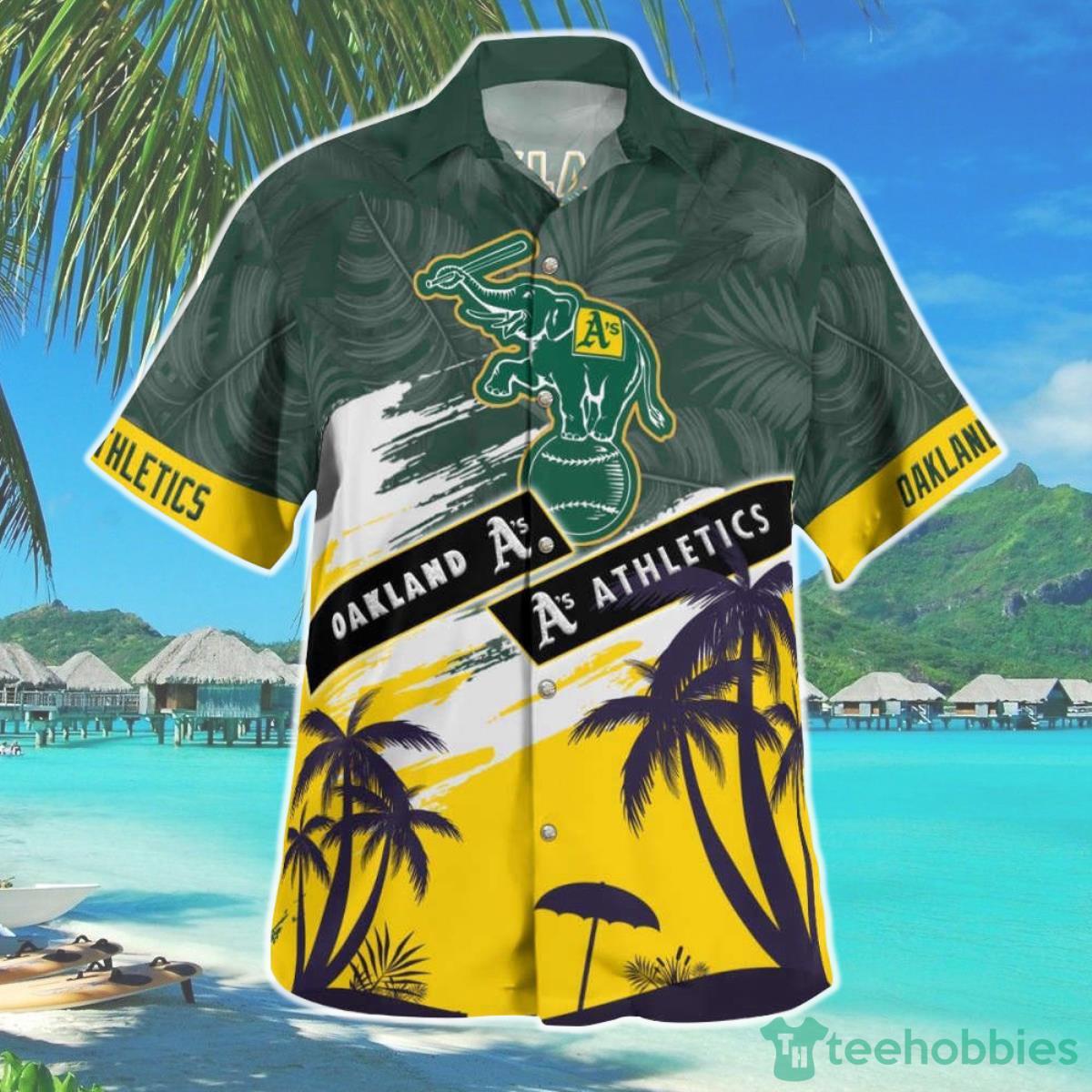 Oakland Athletics Tropical Vintage Hawaii Shirt Summer Aloha Shirt For Men Women Perfect Gift Product Photo 2