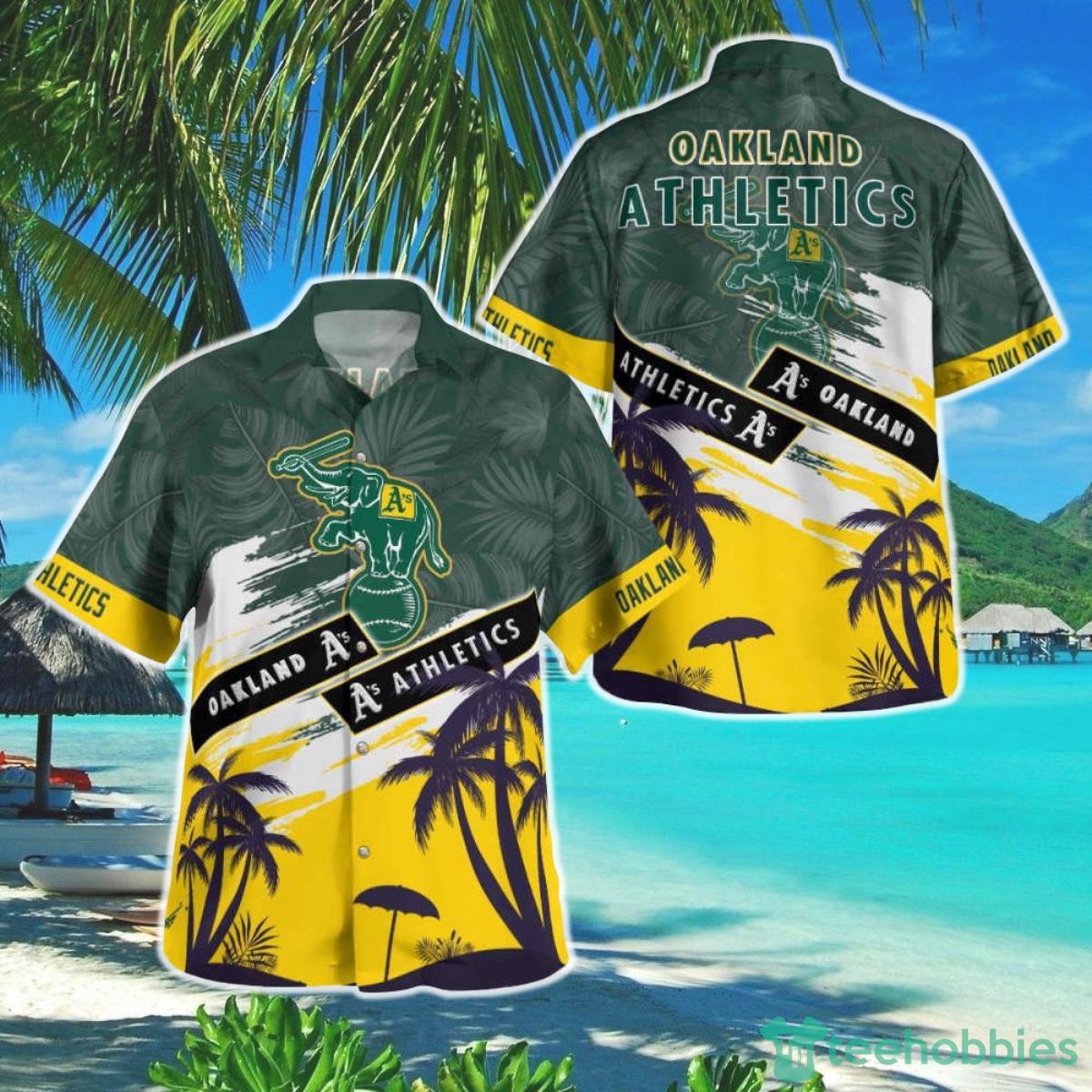 Oakland Athletics Tropical Vintage Hawaii Shirt Summer Aloha Shirt For Men Women Perfect Gift Product Photo 1
