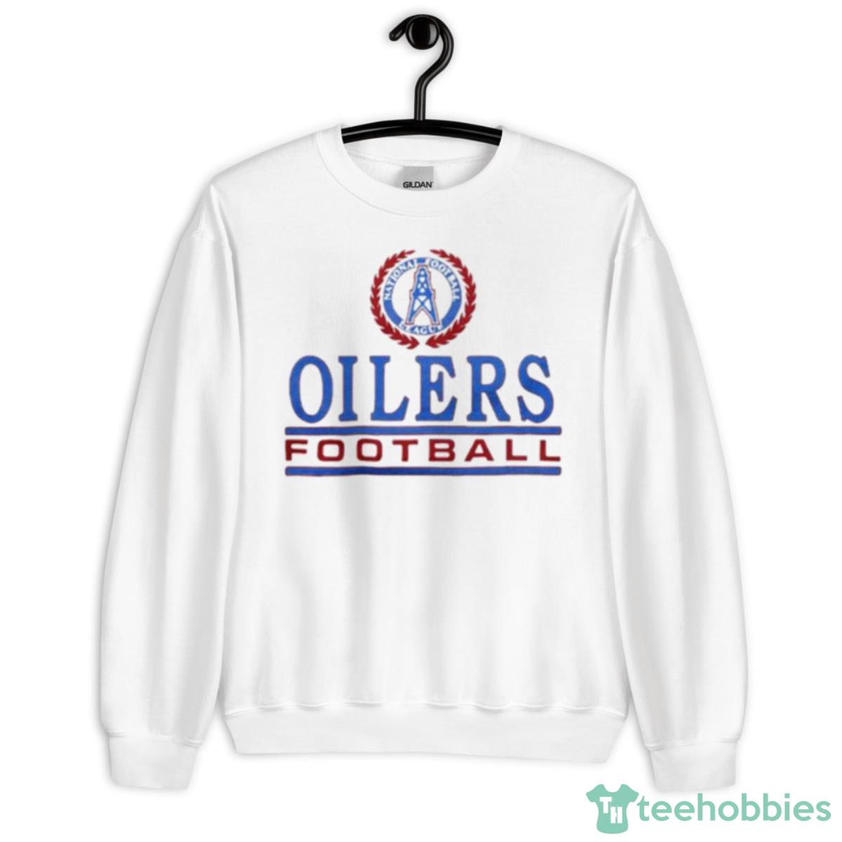 Oilers Football Crest Shirt - Unisex Heavy Blend Crewneck Sweatshirt