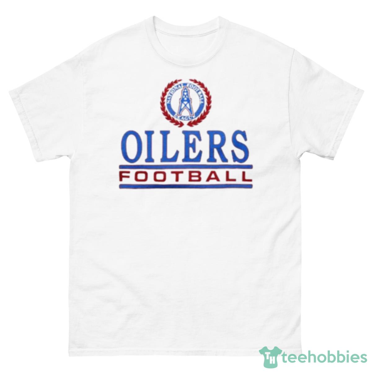 Oilers Football Crest Shirt - 500 Men’s Classic Tee Gildan