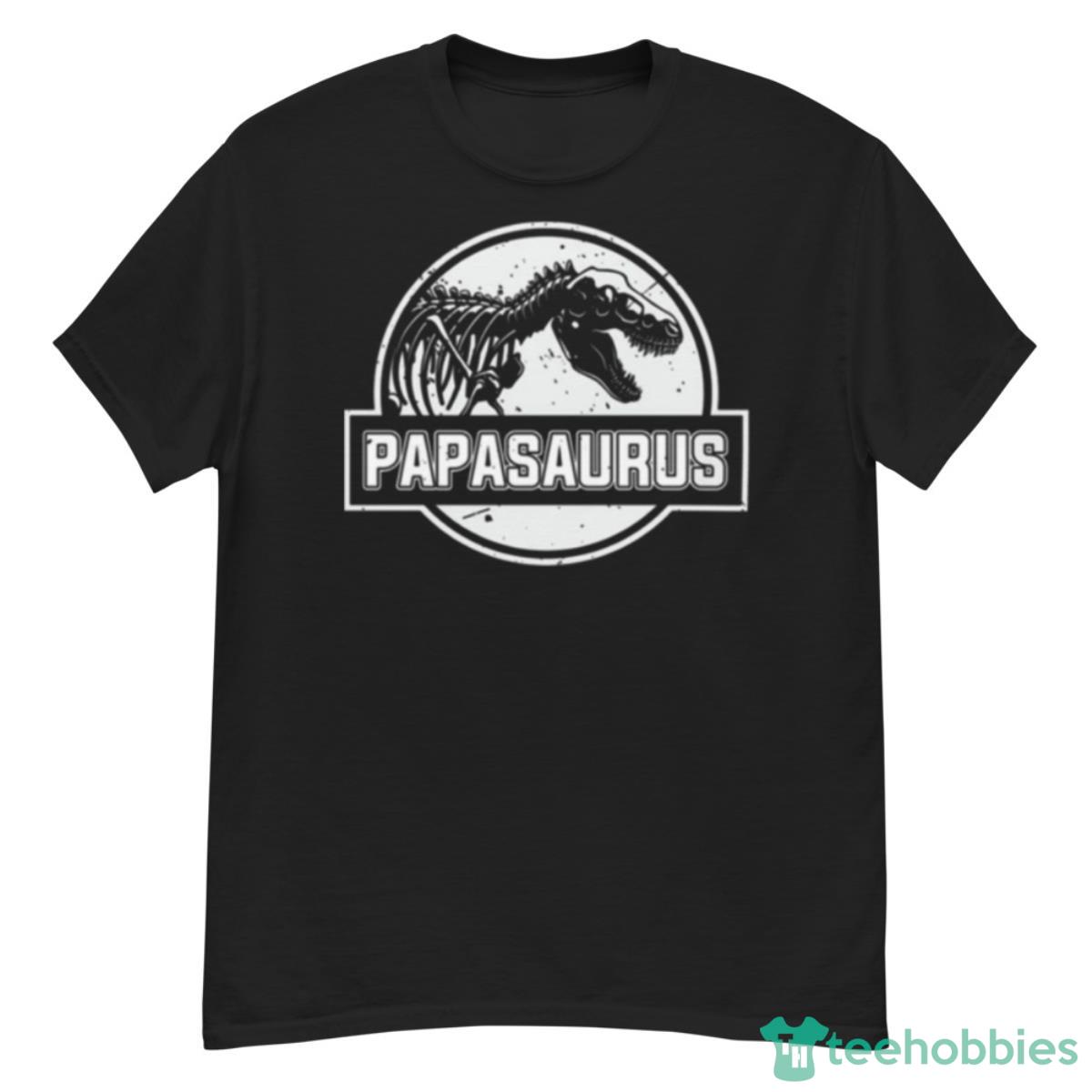 Papasauras Great Fathers Day Shirt - G500 Men’s Classic T-Shirt