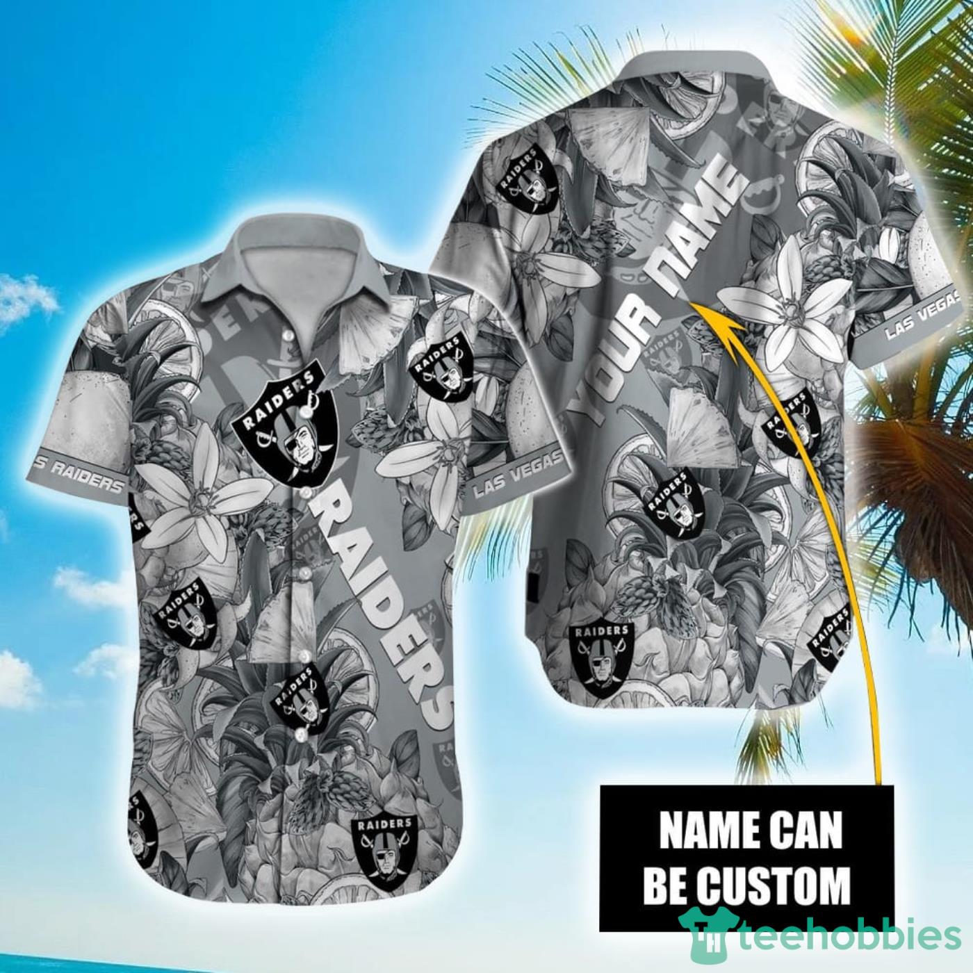 Personalized NFL Las Vegas Raiders Special Tropical Fruit Hawaiian Shirt Product Photo 1
