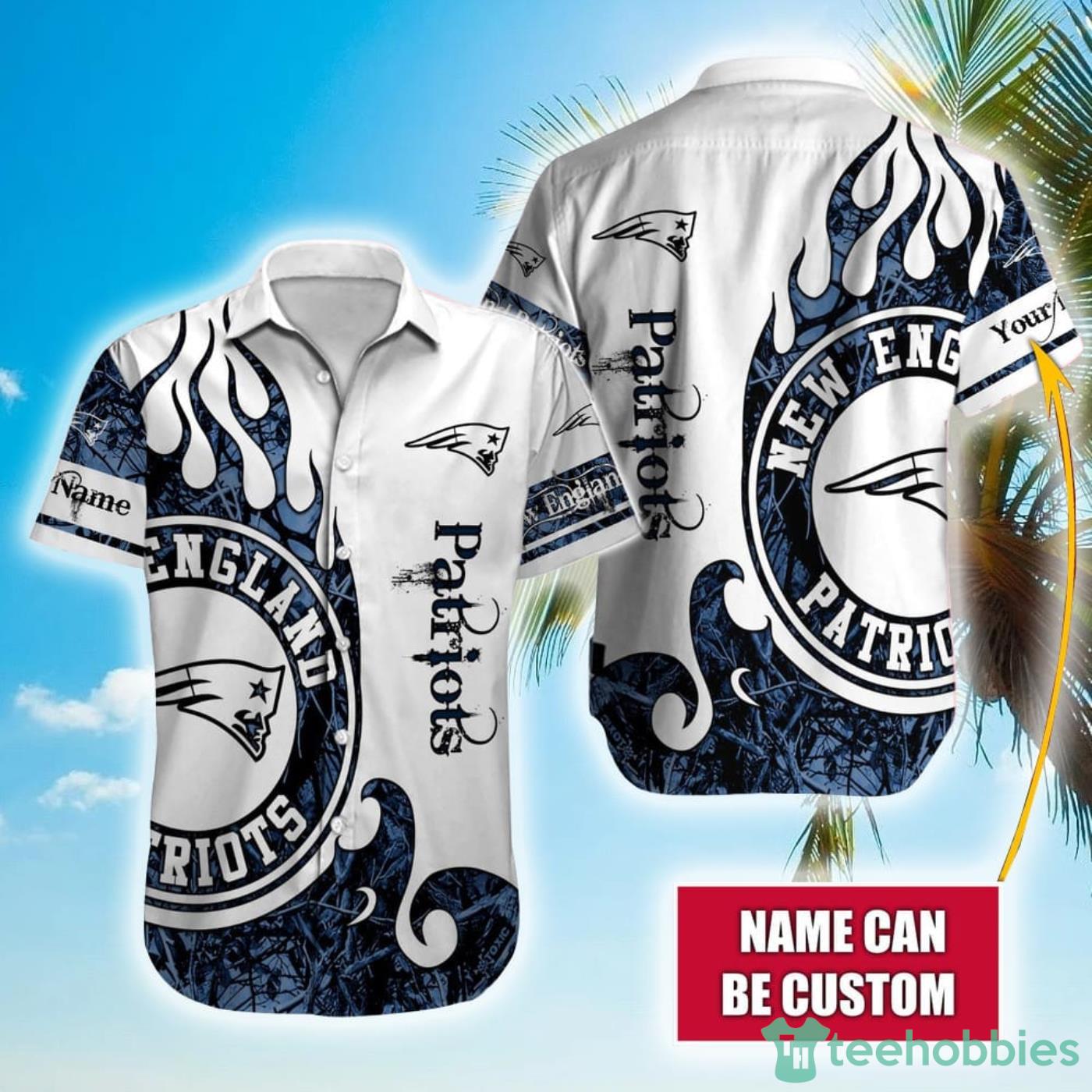 Personalized NFL New England Patriots Special Realtree Hunting Hawaiian Shirt Product Photo 1
