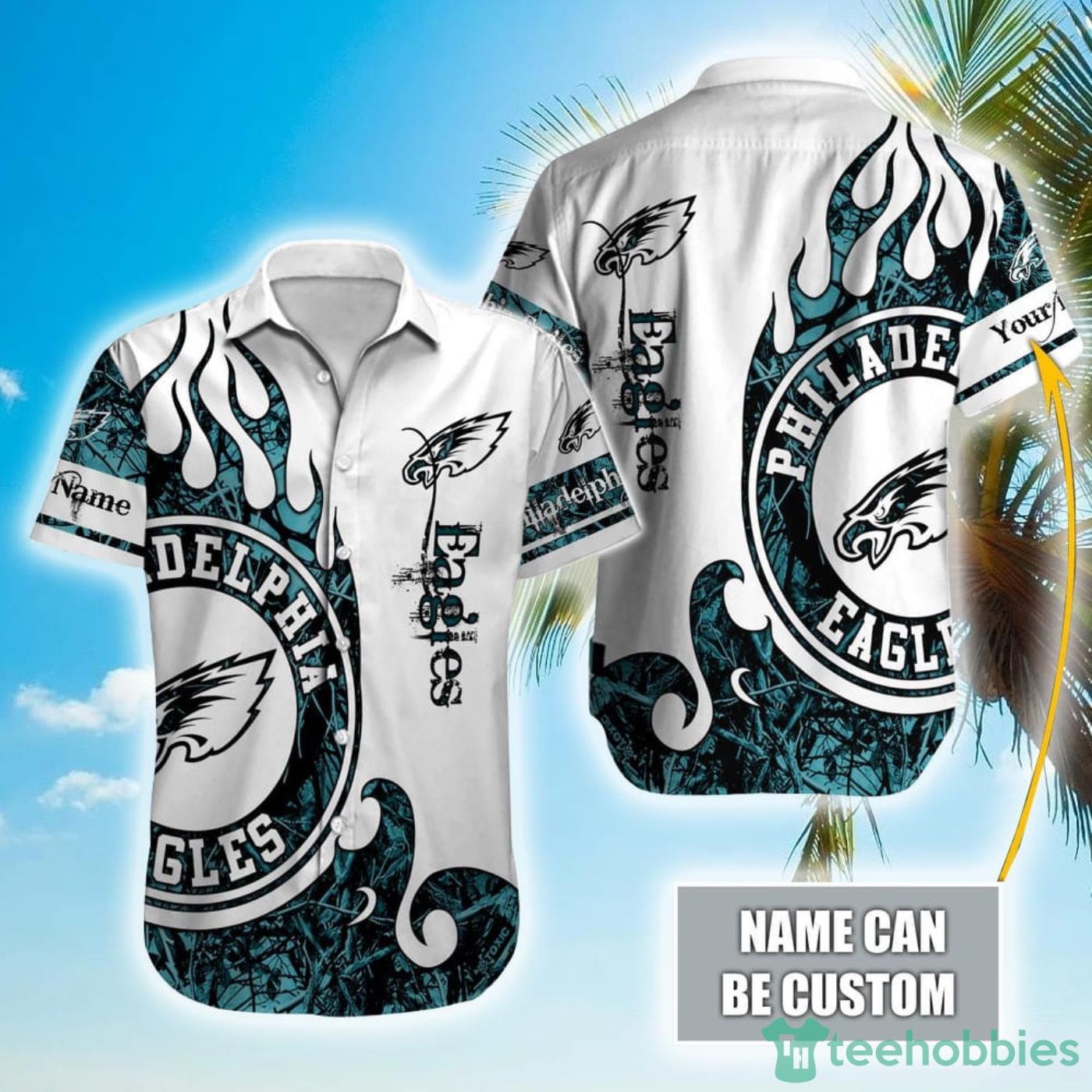 Personalized NFL Philadelphia Eagles Special Realtree Hunting Hawaiian Shirt Product Photo 1
