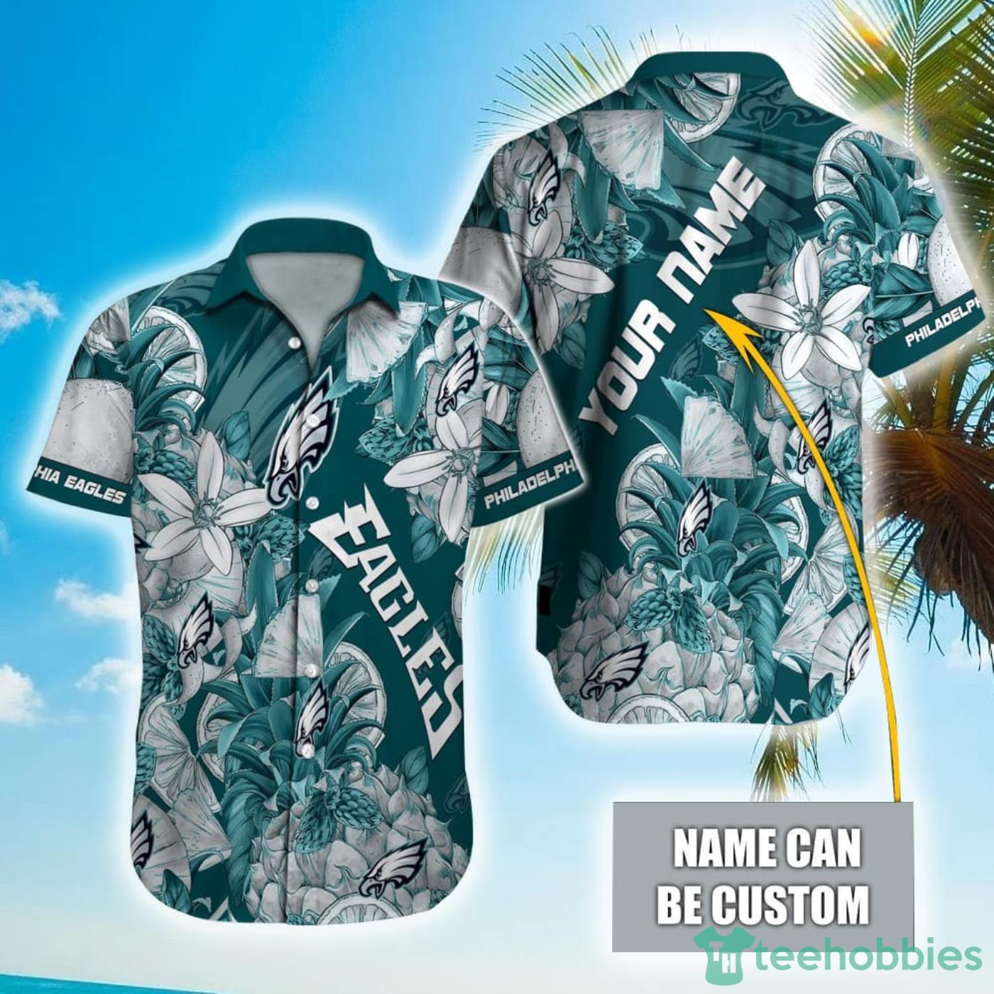 Personalized NFL Philadelphia Eagles Special Tropical Fruit Hawaiian Shirt Product Photo 1