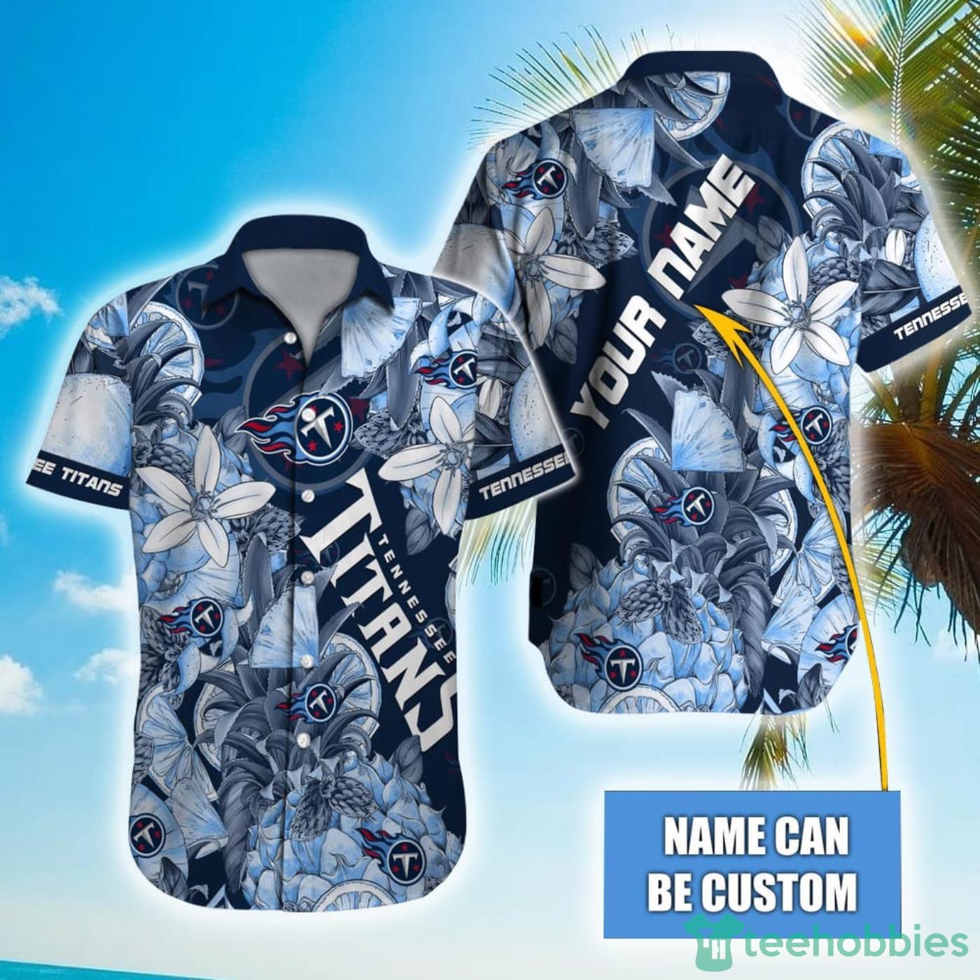 Personalized NFL Tennessee Titans Special Tropical Fruit Hawaiian Shirt Product Photo 1