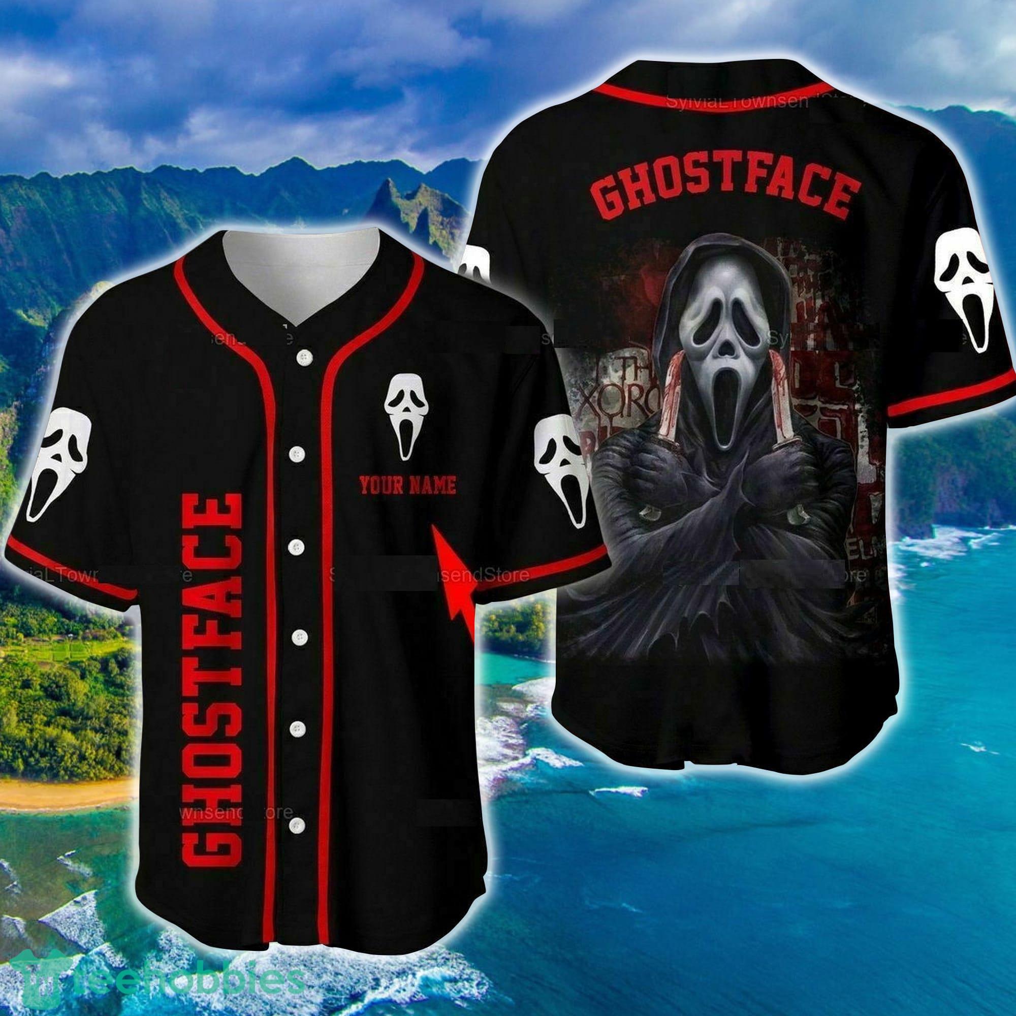 Personalized Nightmare On Elm Street The Ghostface Baseball Jersey Shirt_1 Product Photo 1