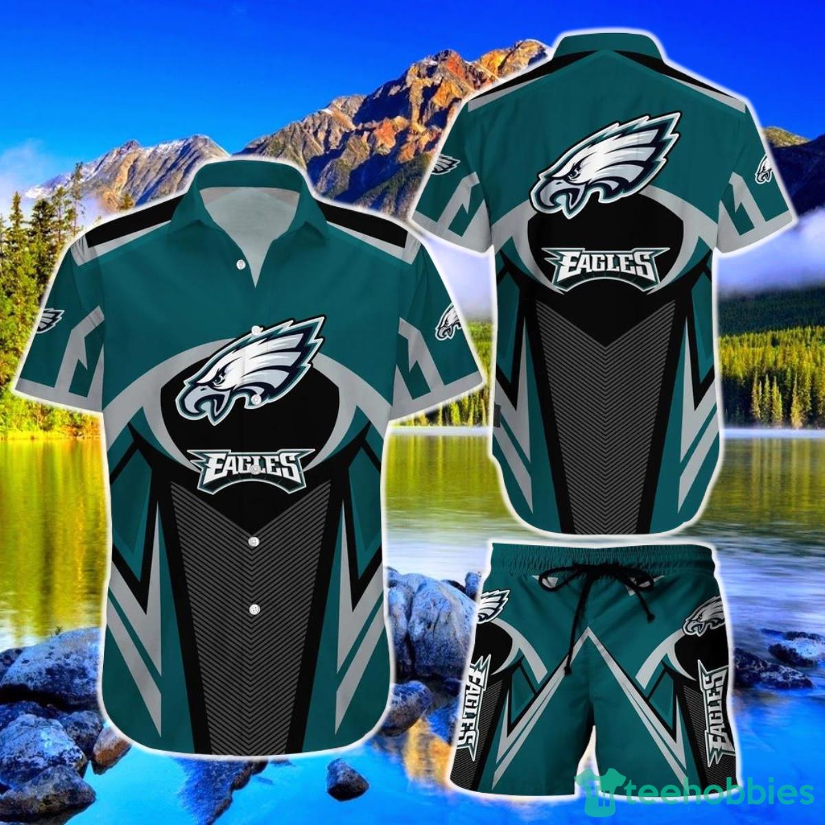Philadelphia Eagles NFL Hawaiian Shirt And Short Best Gift For Football NFL Fans Product Photo 1