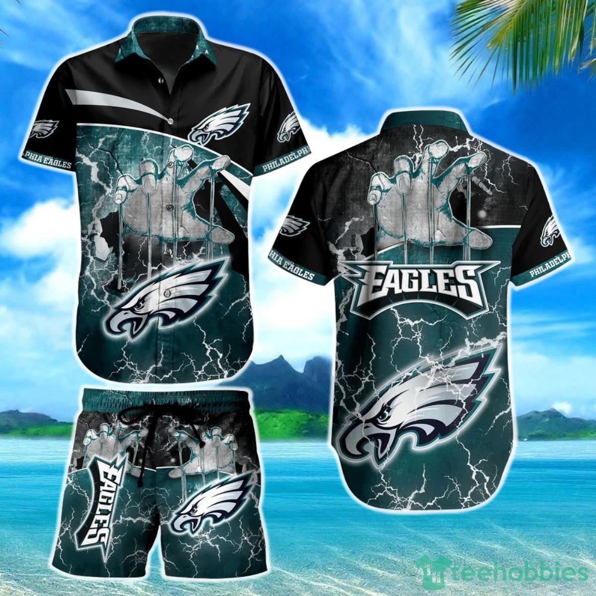 Philadelphia Eagles NFL Hawaiian Shirt And Short Style Summer Product Photo 1