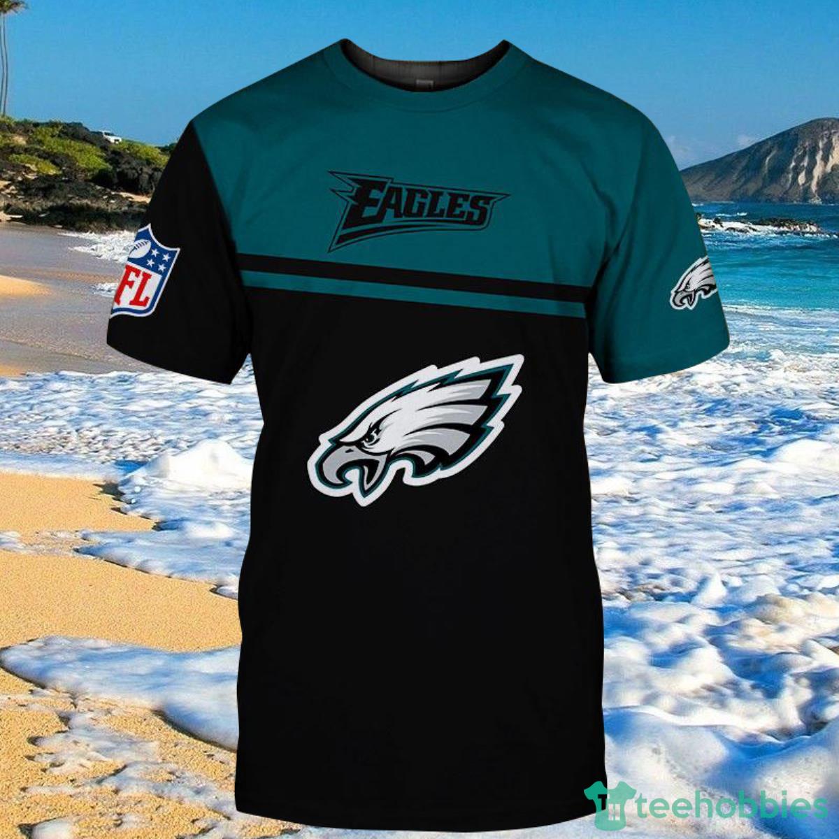 Philadelphia Eagles Tee Shirts 3D Hand Skull For Men And Women Product Photo 2