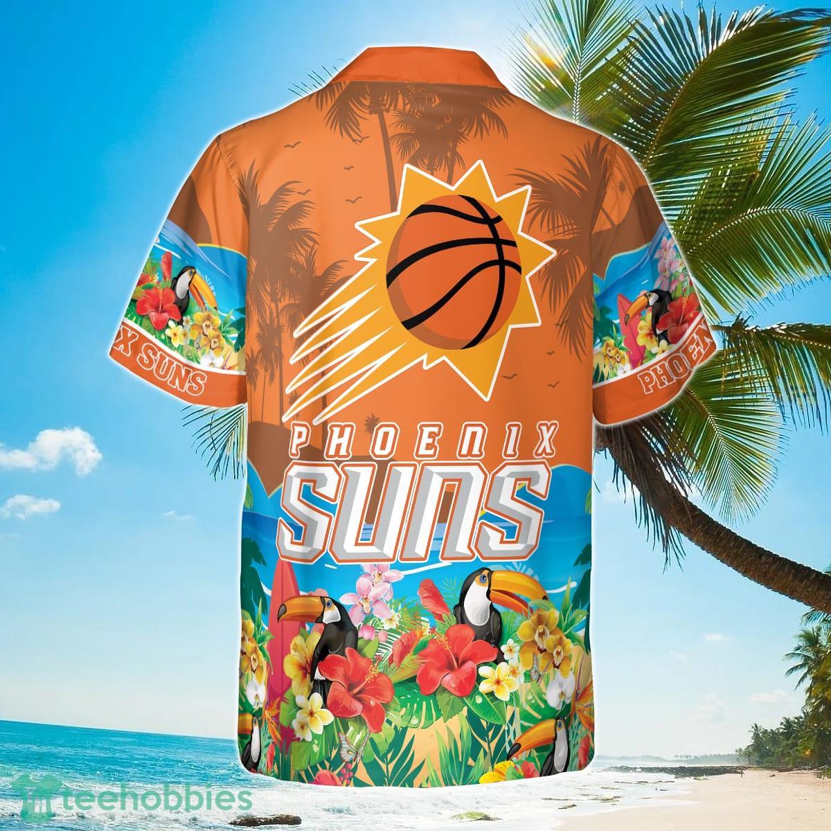 Phoenix Suns National Basketball Association 2023 Hawaiian Shirt Product Photo 3 Phoenix Suns National Basketball Association 2023 Hawaiian Shirt Product Photo 3