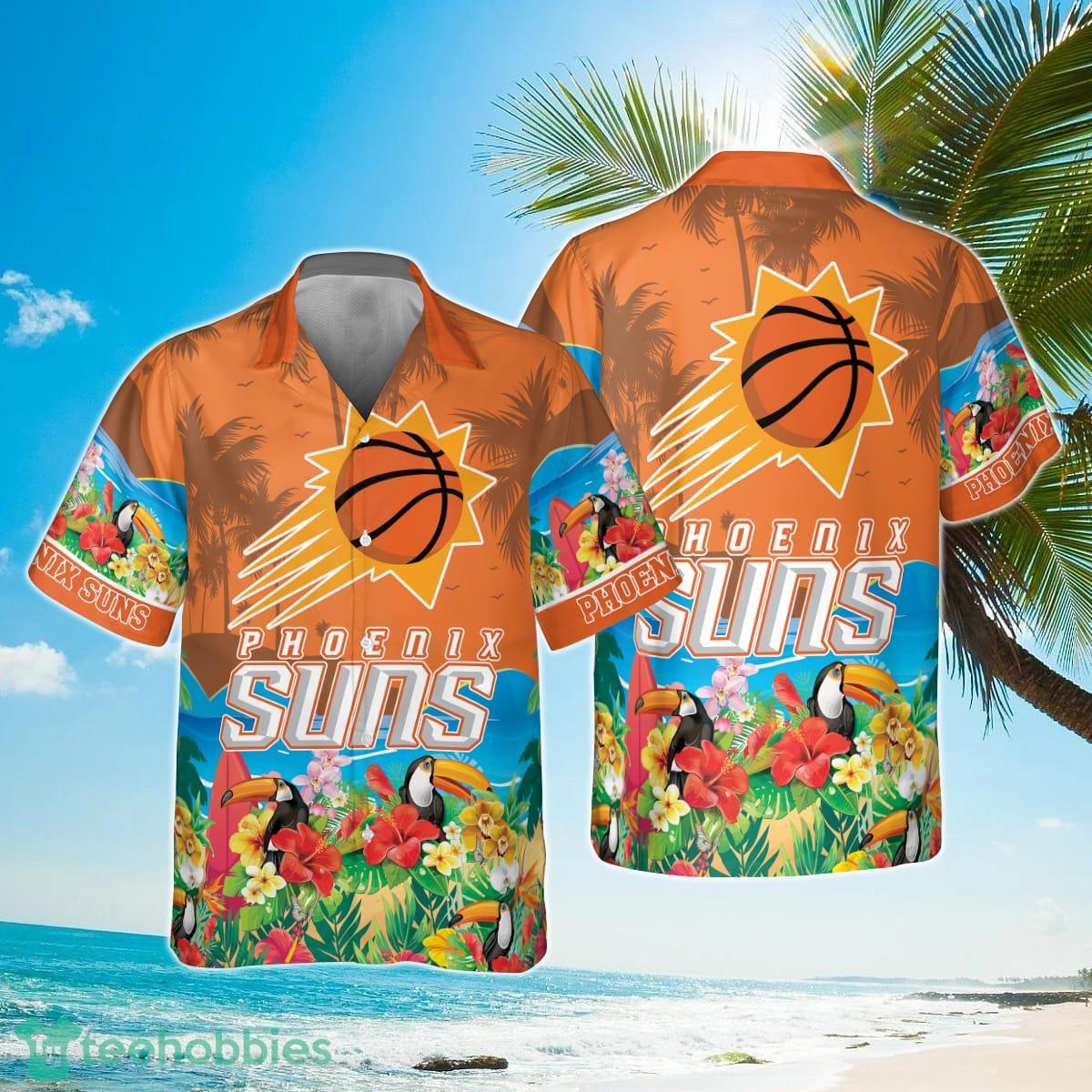 Phoenix Suns National Basketball Association 2023 Hawaiian Shirt Product Photo 1 Phoenix Suns National Basketball Association 2023 Hawaiian Shirt Product Photo 1