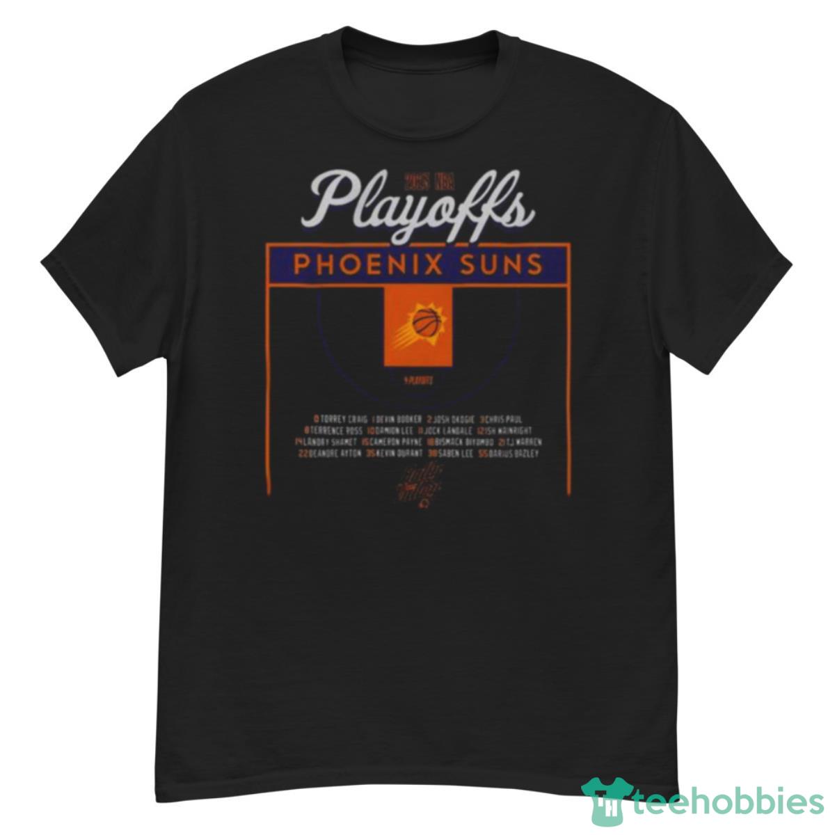 Phoenix Suns Stadium Essentials Unisex 2023 NBA Playoffs Roster T Shirt - G500 Men’s Classic T-Shirt