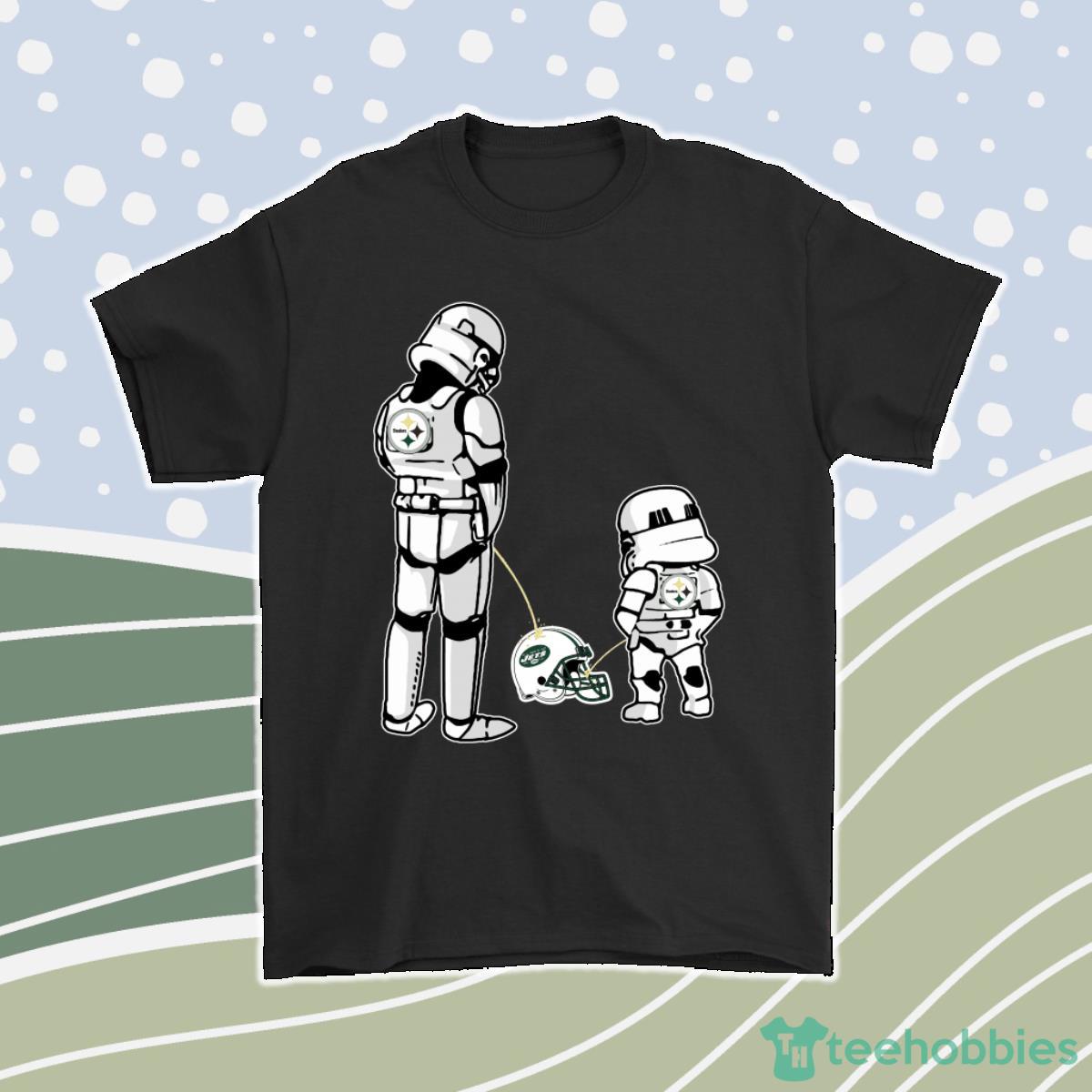 Pittsburgh Steelers Father Child Stormtroopers Piss On You Men Women T-Shirt, Hoodie, Sweatshirt Product Photo 1