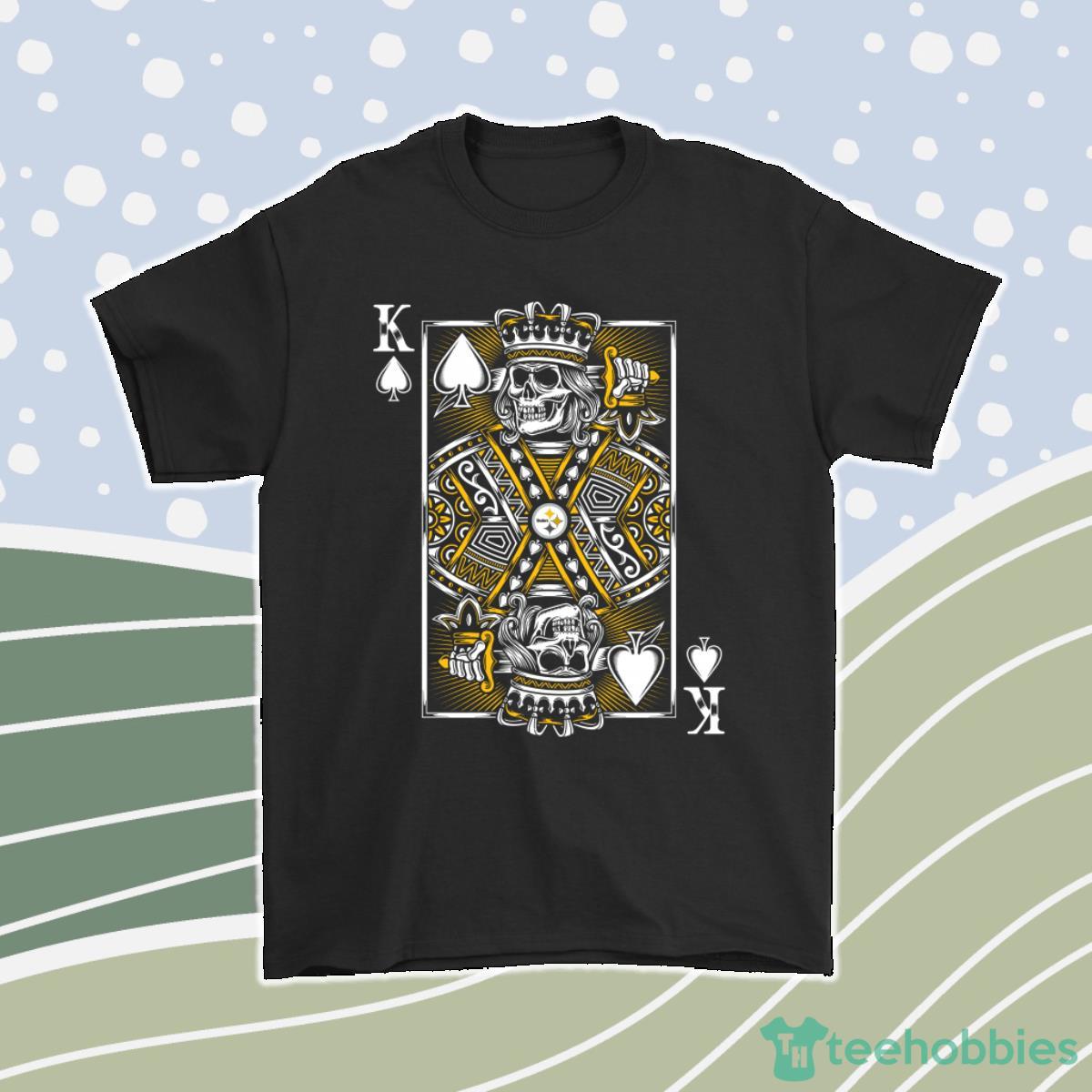 Pittsburgh Steelers Spade King Of Death Card Nfl Football Men Women T-Shirt, Hoodie, Sweatshirt Product Photo 1