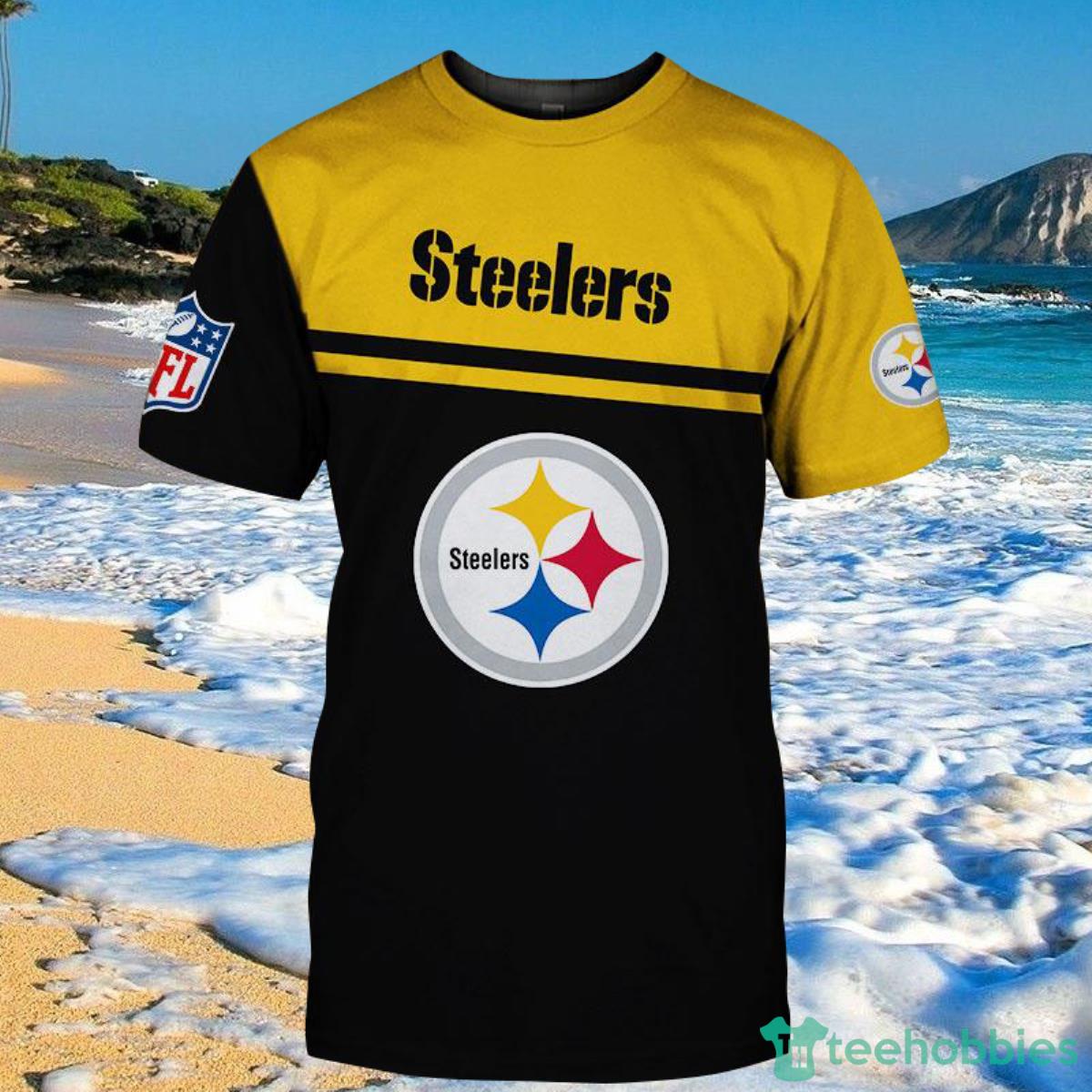 Pittsburgh Steelers Tee Shirt Skull 3D For Men And Women Product Photo 2