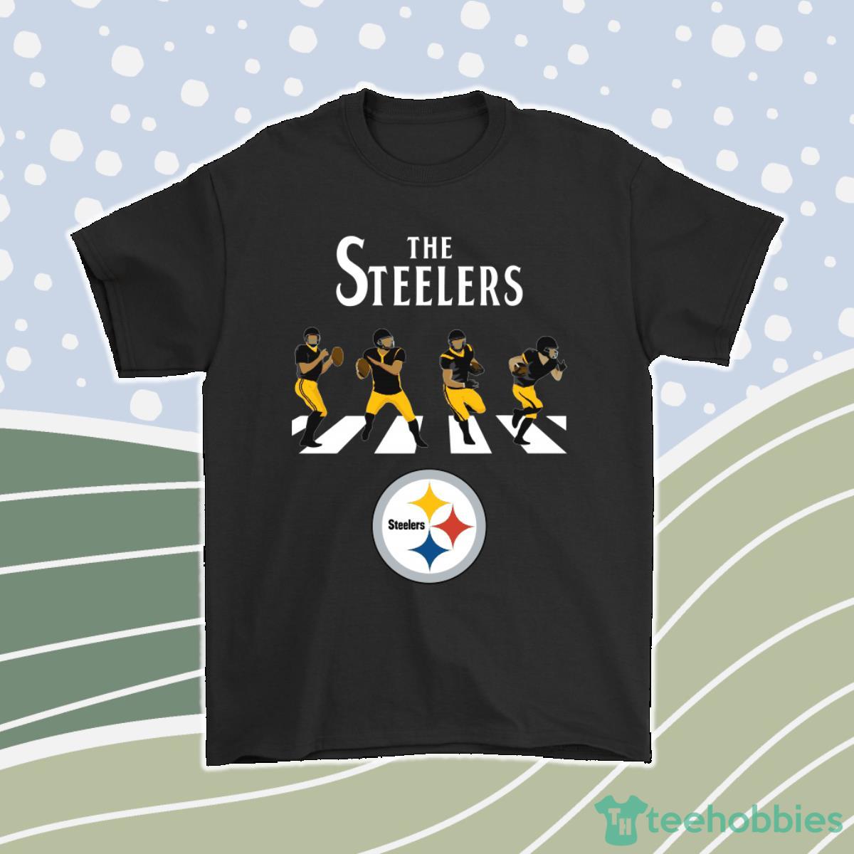 Pittsburgh Steelers The Beatles Abbey Road Walk Nfl Men Women T-Shirt, Hoodie, Sweatshirt Product Photo 1