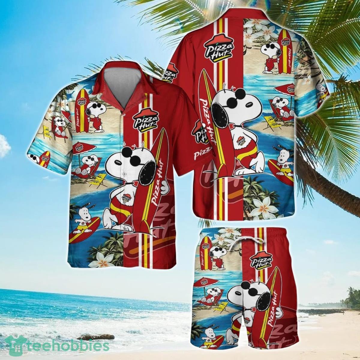 Pizza Hut Food Beach Hawaiian Shirt For Men And Women Product Photo 1