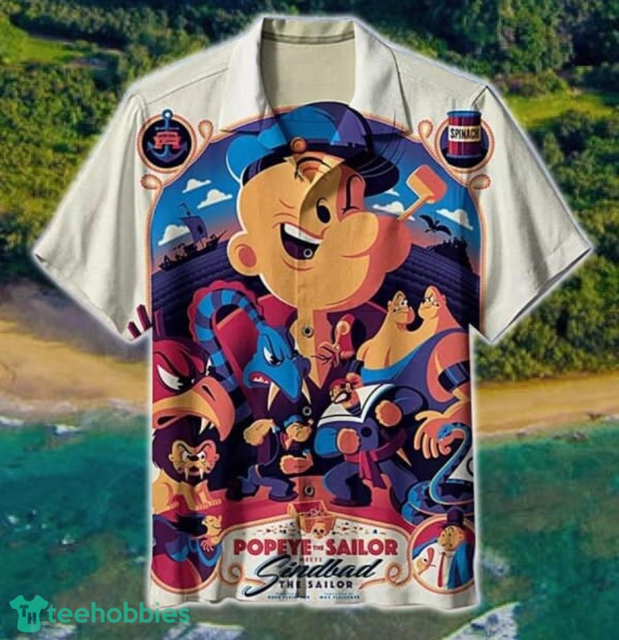 Popeye The Sailor Hawaiian Shirt For Men And Women Product Photo 1 Popeye The Sailor Hawaiian Shirt For Men And Women Product Photo 1