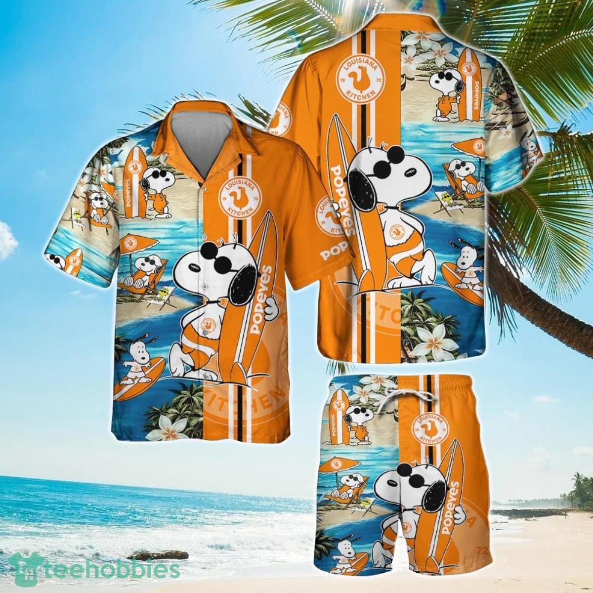 Popeyes Food Beach Hawaiian Shirt For Men And Women Product Photo 1