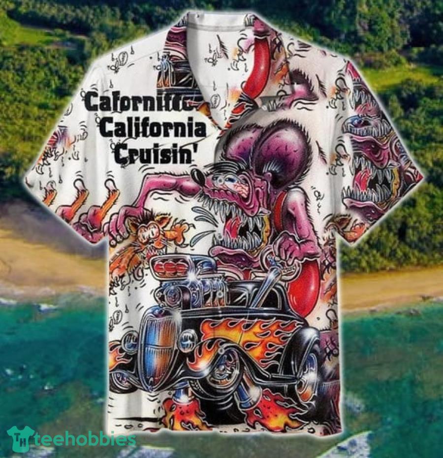 Rat Fink Rattail Hot Rod Hawaiian Shirt Gift For Fans Product Photo 1
