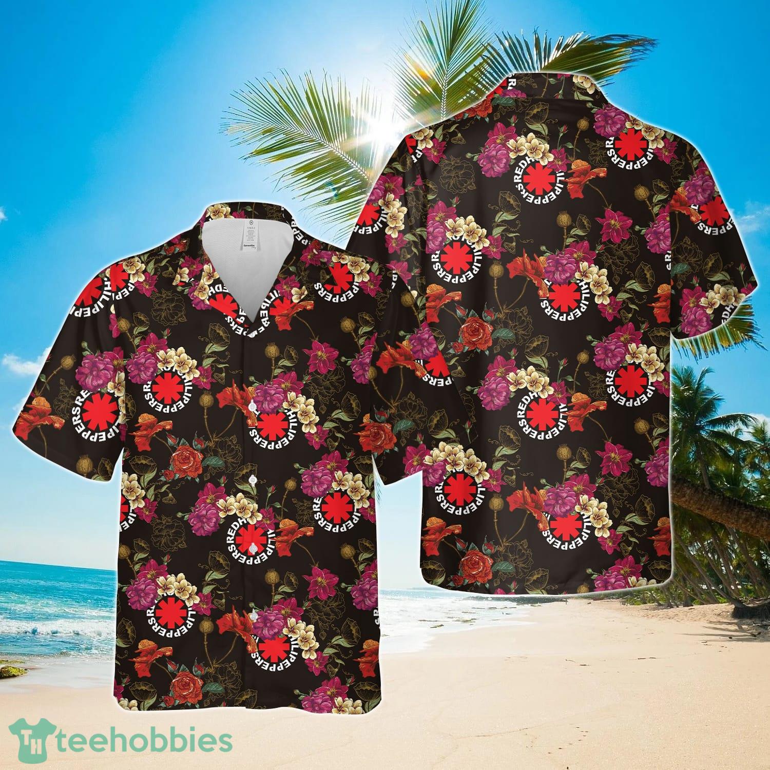 Red Hot Chili Peppers Button Up Hawaiian Shirts Product Photo 1
