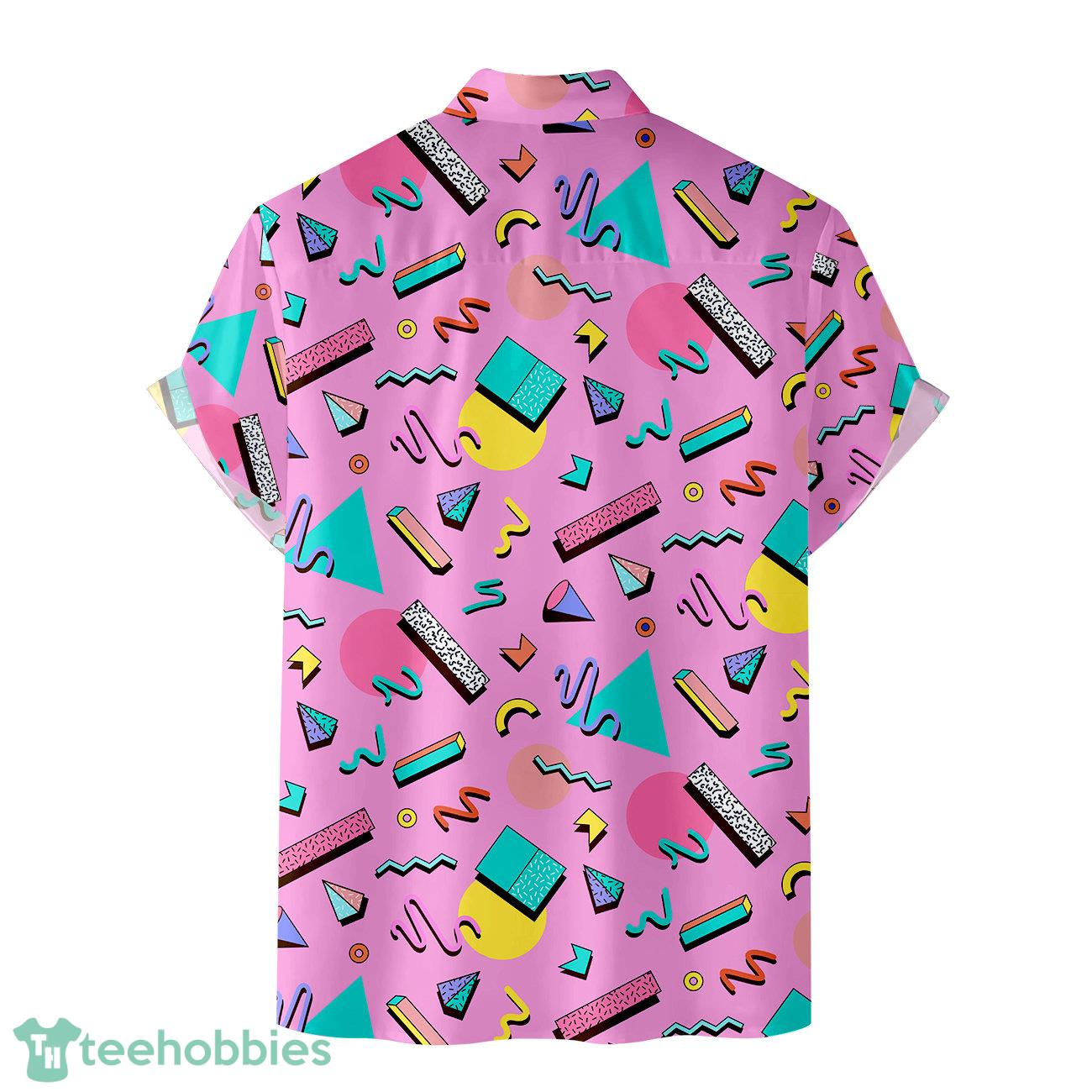 Retro 80s 90s Pattern Hawaiian Shirts For Men Women Product Photo 2