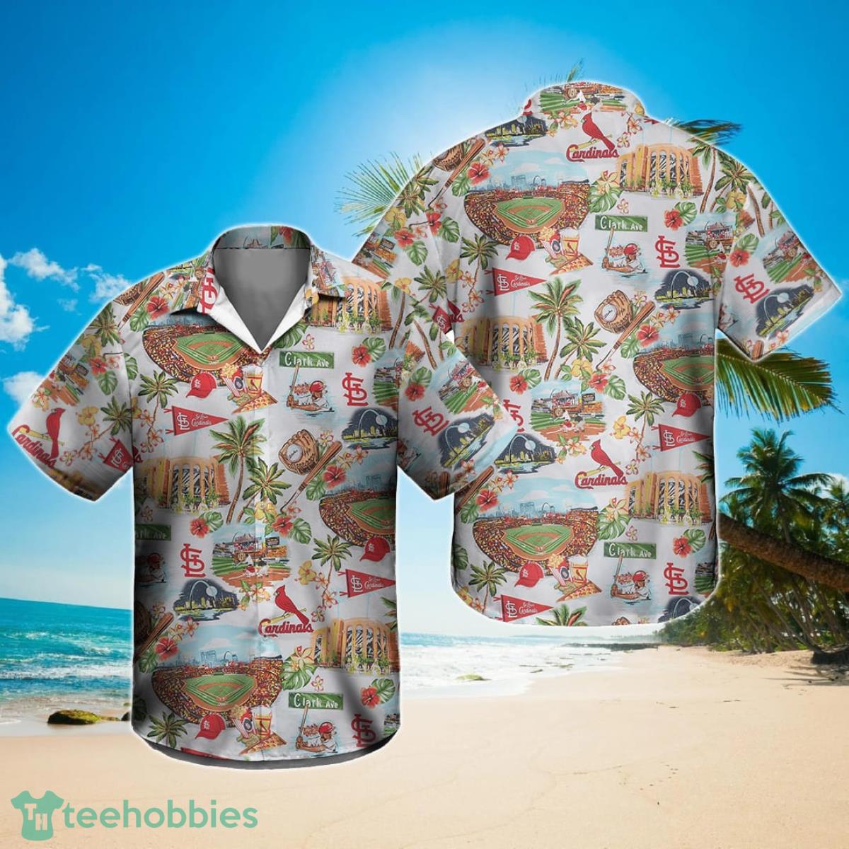 Reyn Spooner St Louis Cardinal's MLB Hawaiian Shirt Product Photo 1