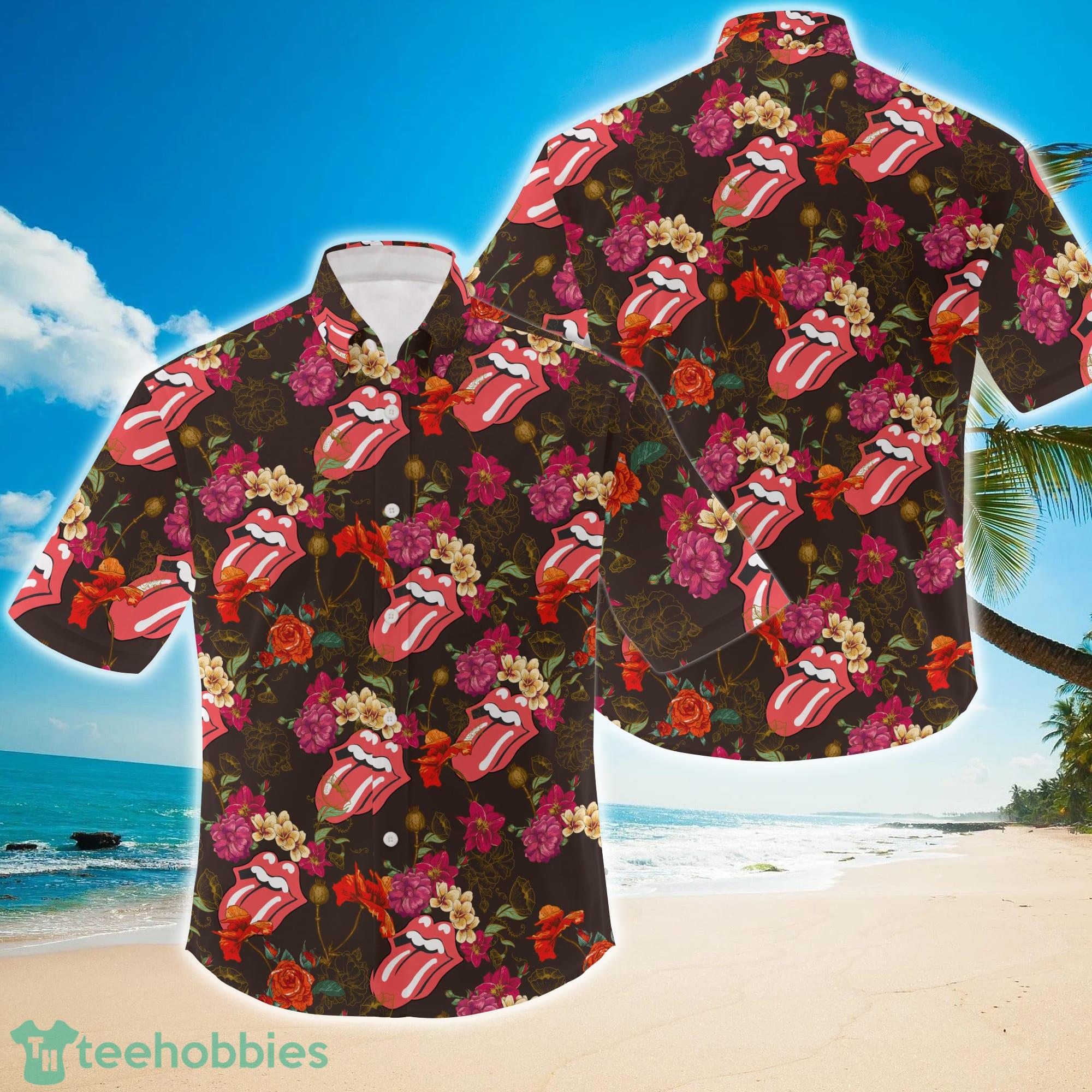 Rolling Stones Hawaiian Shirts For Men And Women Product Photo 1