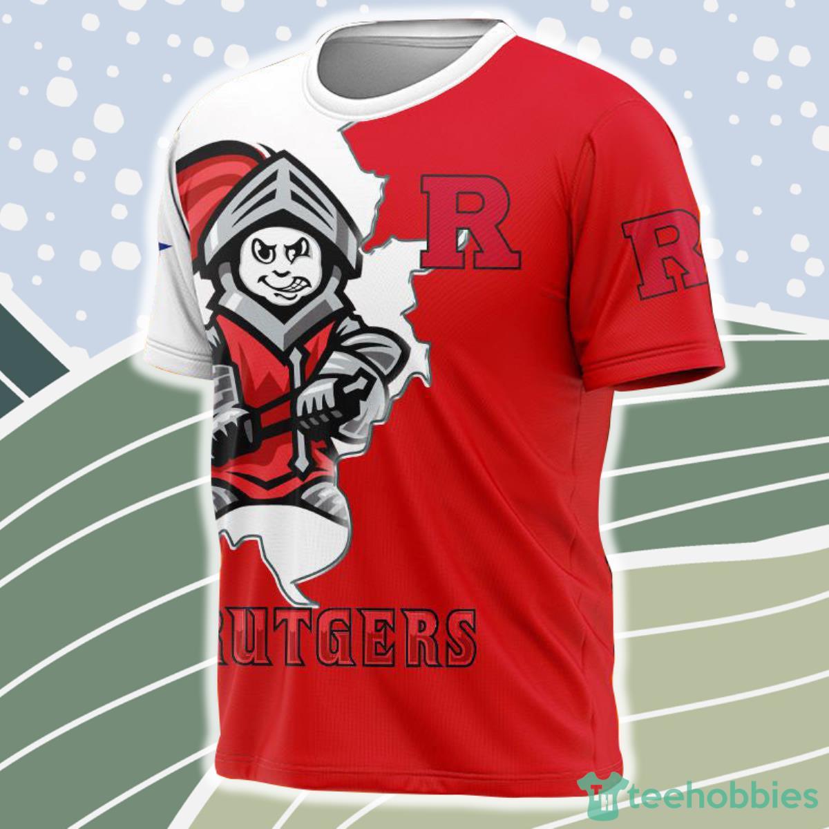 Rutgers NCAA Shirt 3D For Men And Women Product Photo 1