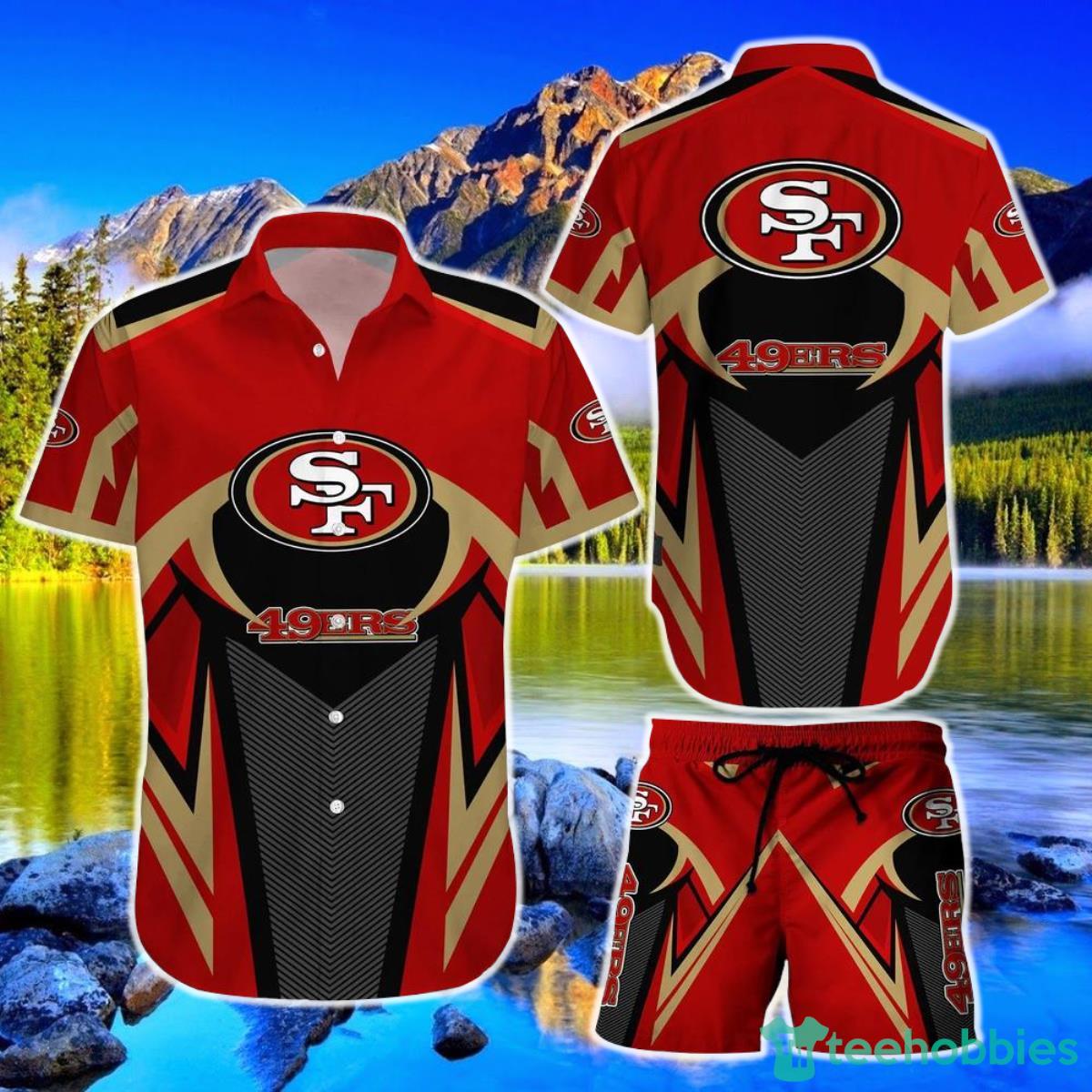 San Francisco 49ers NFL Hawaiian Shirt And Short Best Gift For Football NFL Fans Product Photo 1