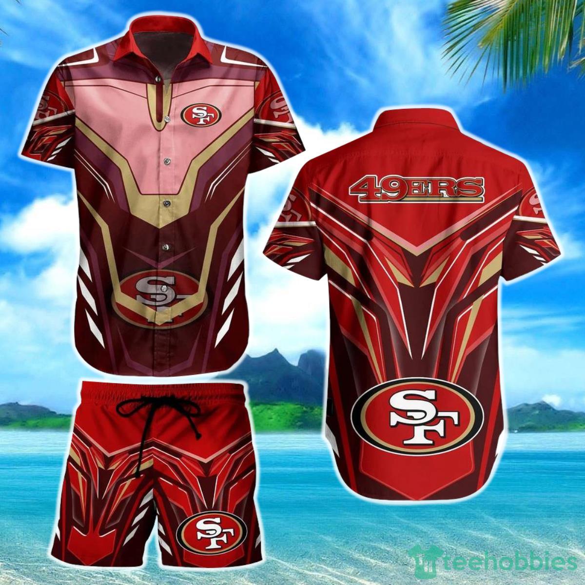 San Francisco 49ers NFL Hawaiian Shirt Hot Trend Summer For Sports Fans NFL Enthusiast Product Photo 1
