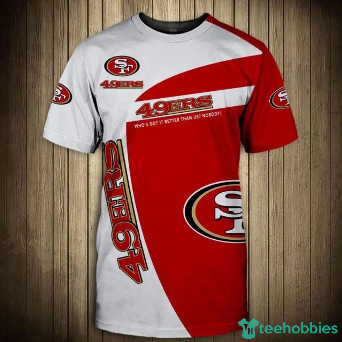 San Francisco 49ers Tee Shirt 3D For Men And Women Product Photo 1