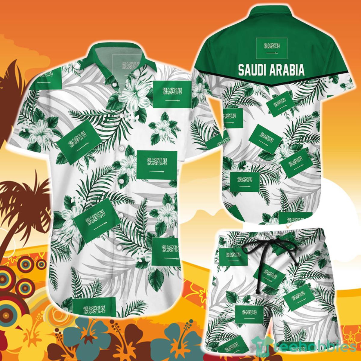 Saudi Arabia National Soccer Team Qatar World Cup 2022 Season Winter World Cup 3D Hawaiian Shirt Product Photo 1