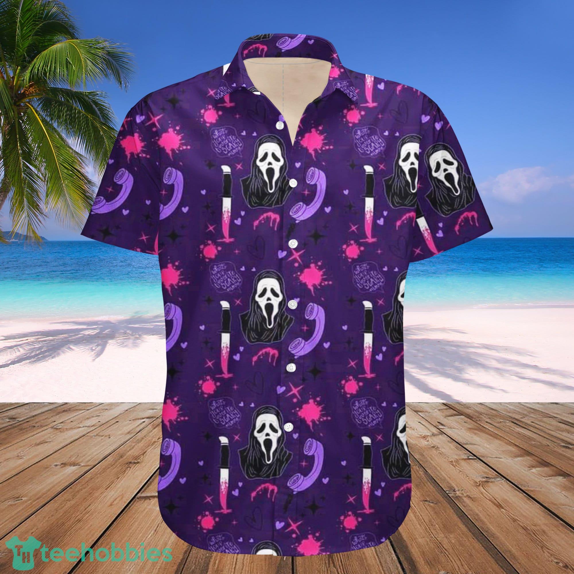 Scream No You Hang Up Crewneck Hawaiian Shirt Product Photo 2