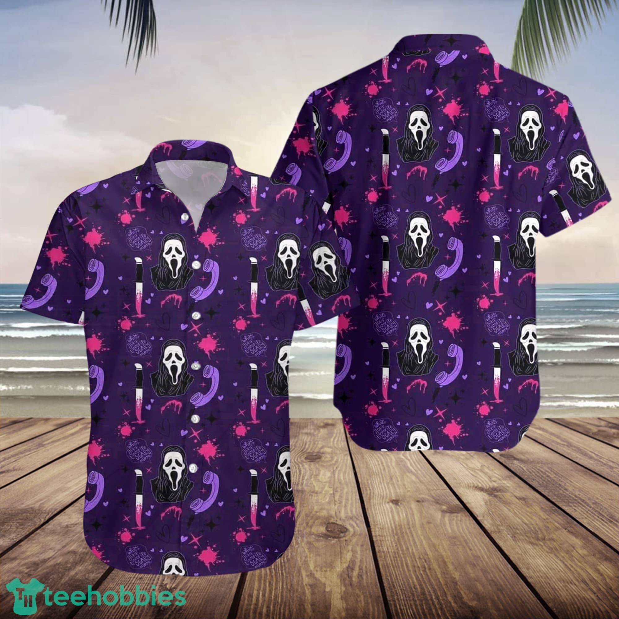 Scream No You Hang Up Crewneck Hawaiian Shirt Product Photo 1