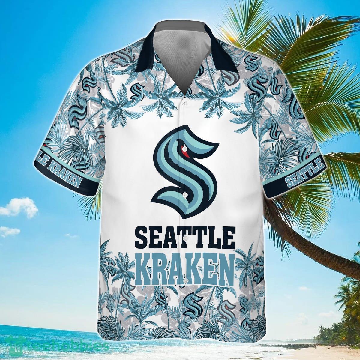Seattle Kraken National Hockey League 2023 Hawaiian Shirt Product Photo 2