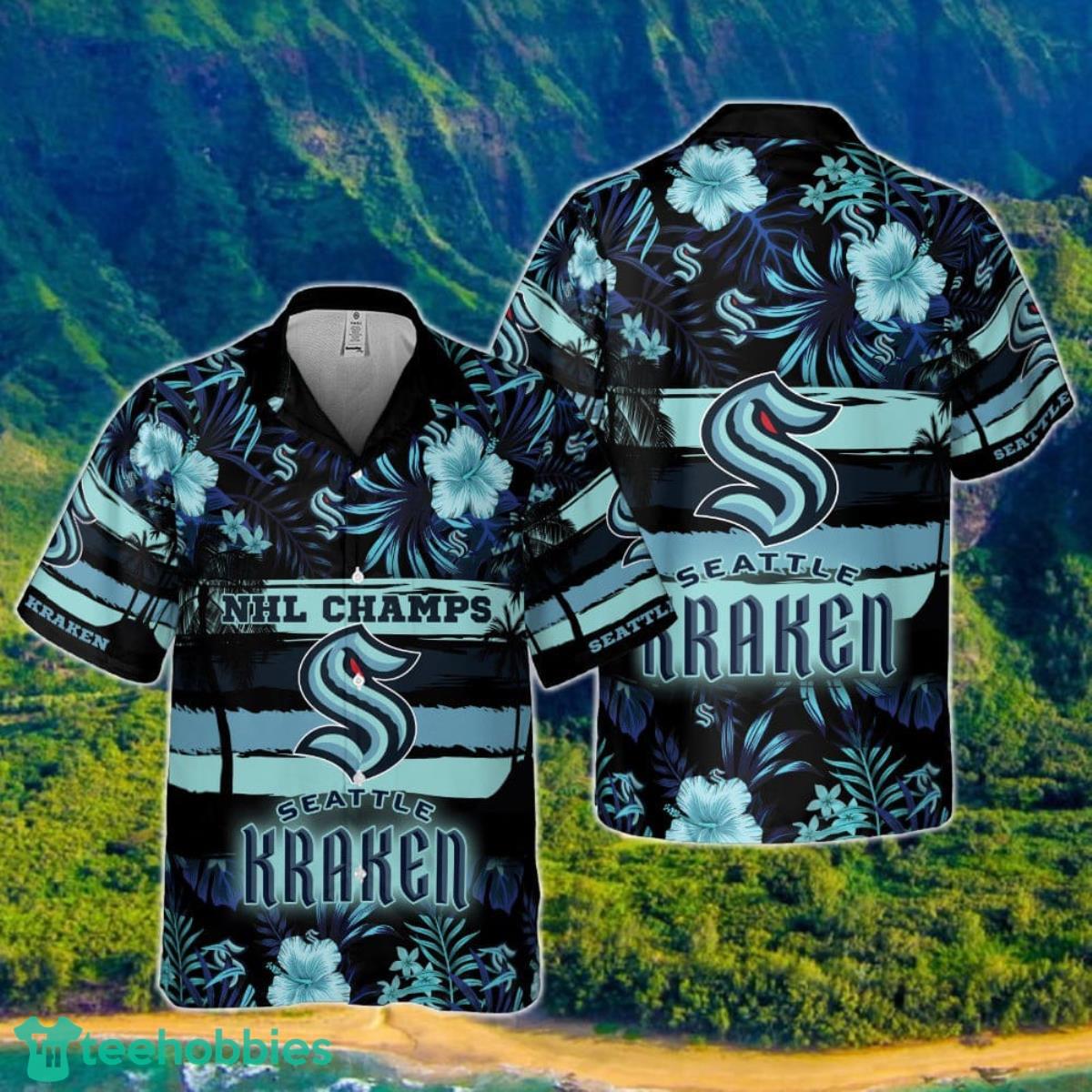 Seattle Kraken National Hockey League 2023 Hawaiian Shirt For Men Women Product Photo 1