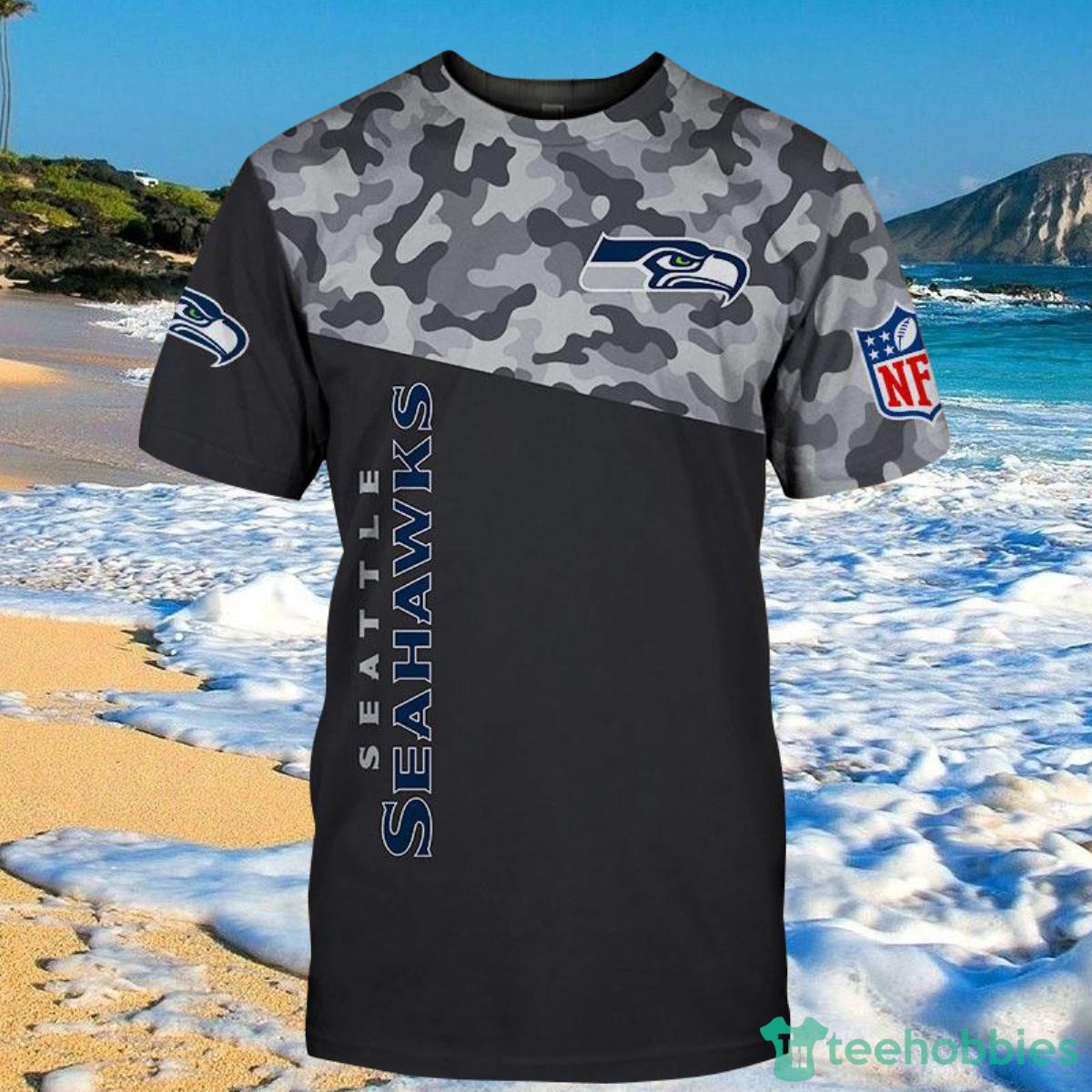 Seattle Seahawks Military Shirt 3D For Men And Women Product Photo 1