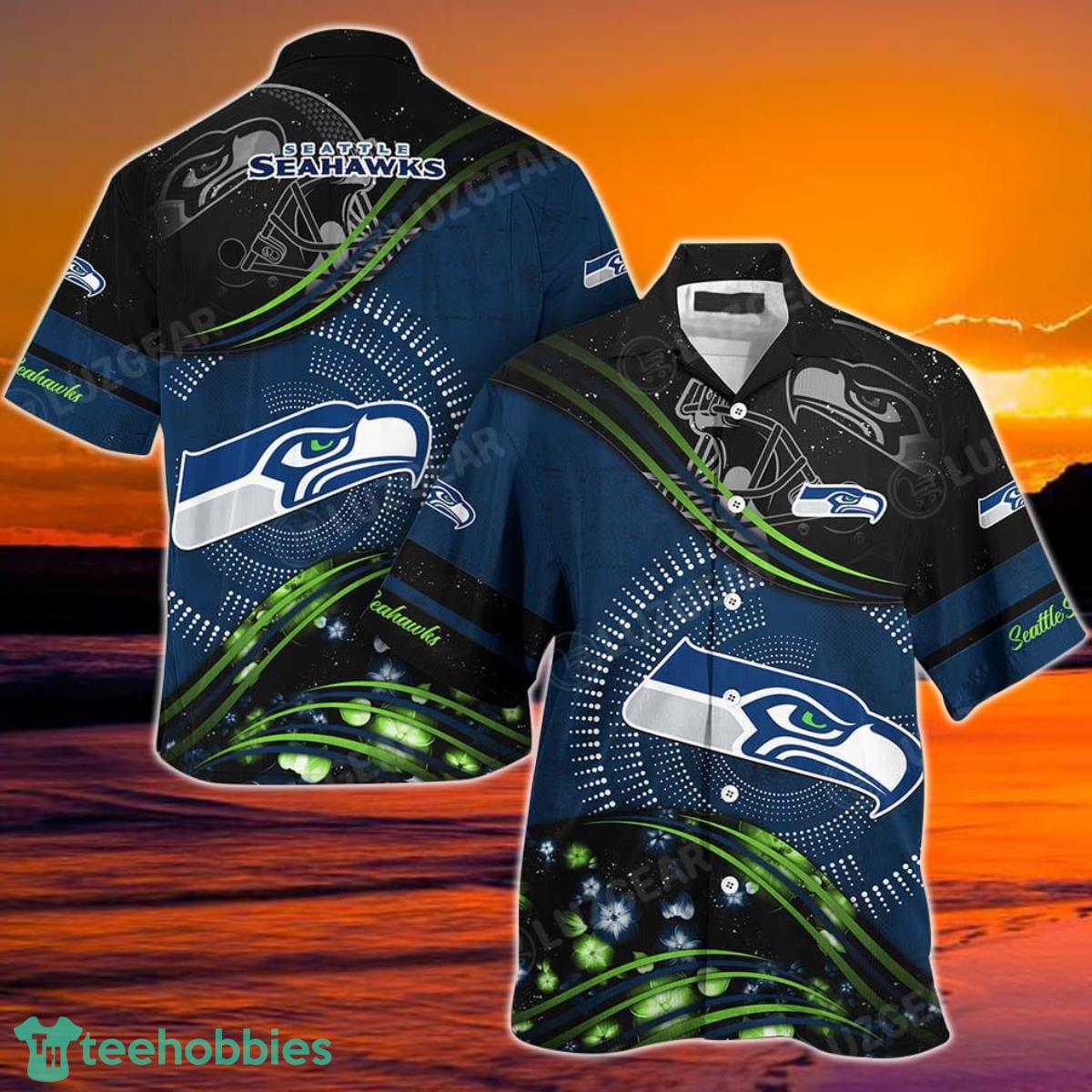 Seattle Seahawks NFL Football Hawaiian Shirt This Summer Best Gift For Fans Product Photo 1
