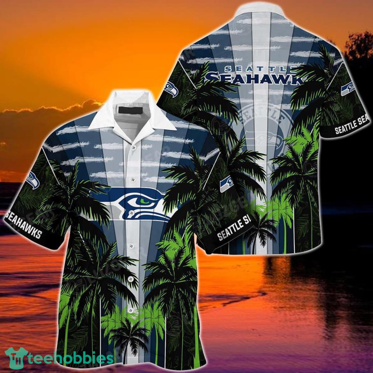Seattle Seahawks NFL Football Hawaiian Shirt, Trending Beach Shirt Style For Big Fans Product Photo 1