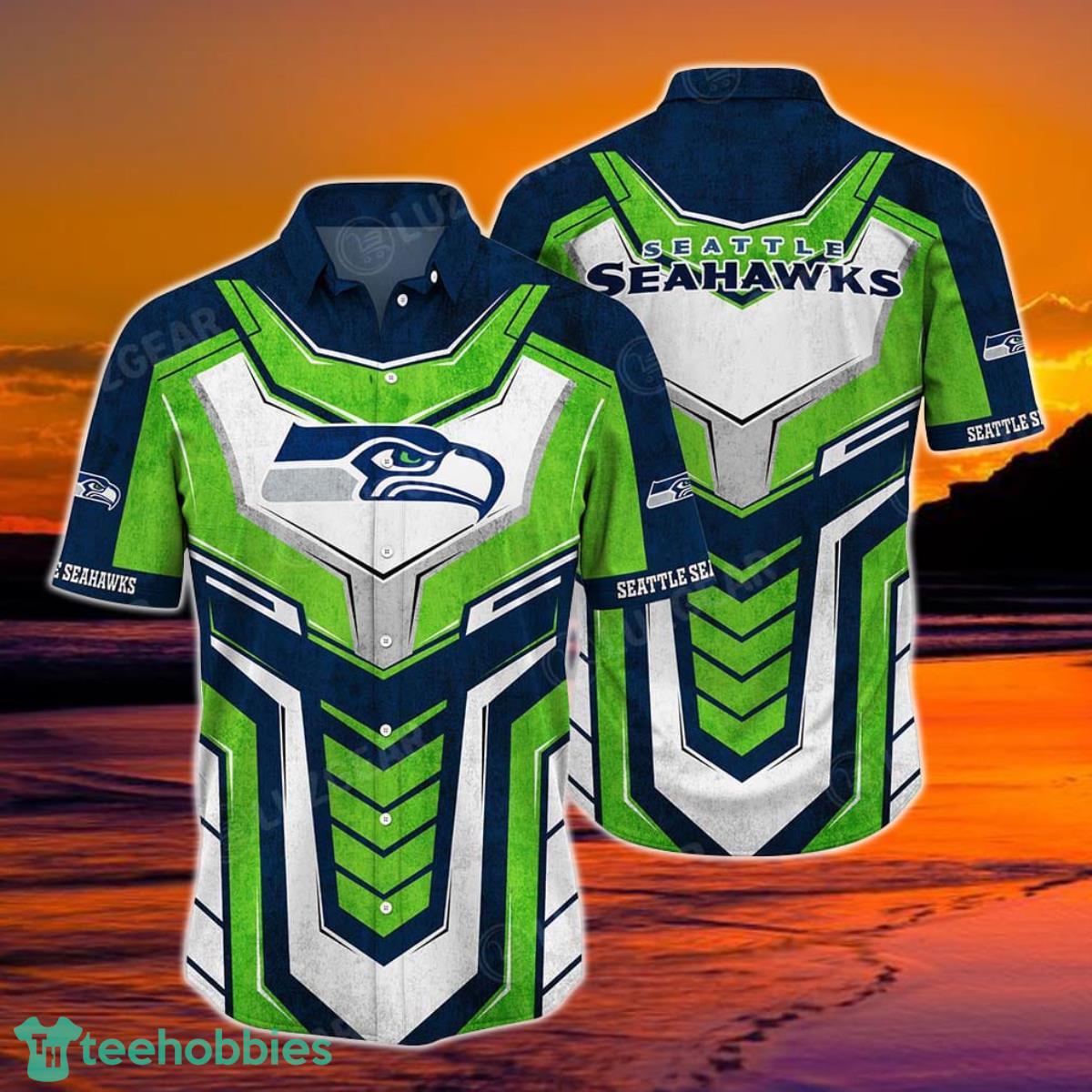 Seattle Seahawks NFL Hawaiian Shirt 3D Summer For Awesome Fans Product Photo 1
