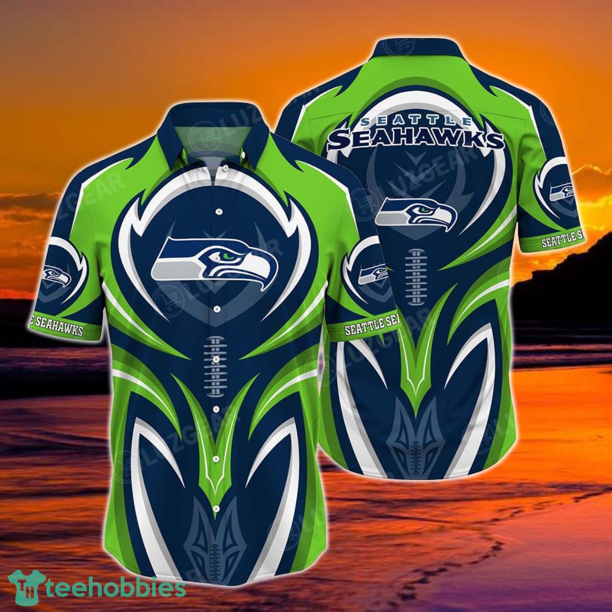 Seattle Seahawks NFL Hawaiian Shirt 3DTrending Summer For Awesome Fans Product Photo 1