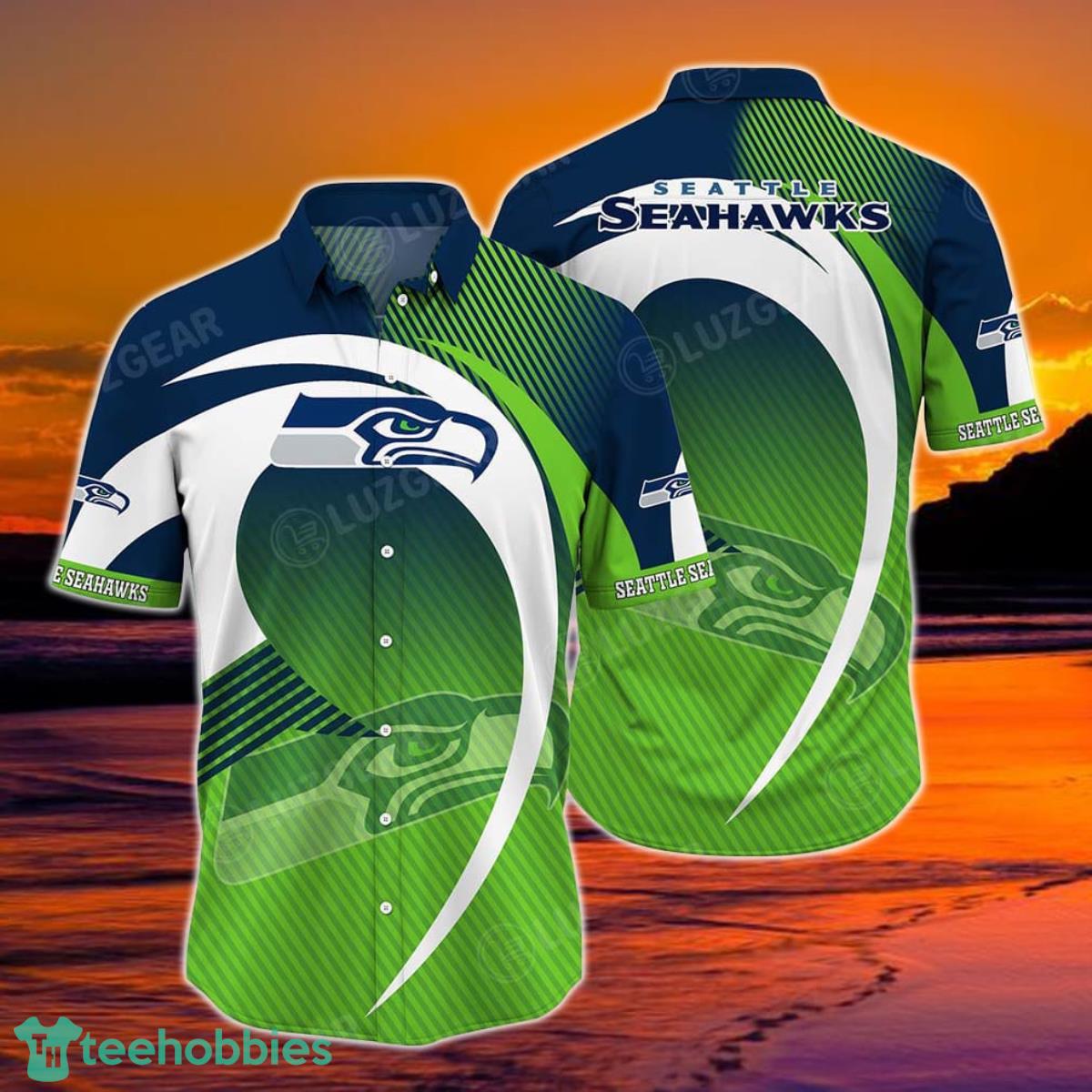 Seattle Seahawks NFL Hawaiian Shirt, New Hot Trending Summer Beach Shirt Best Gift For Fan Product Photo 1