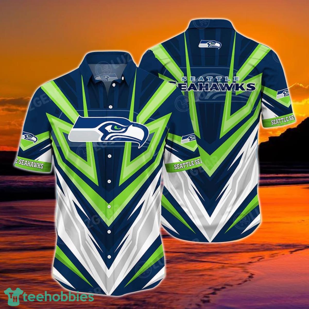 Seattle Seahawks NFL Hawaiian Shirt Style 3D Trending Summer For Awesome Fans Product Photo 1